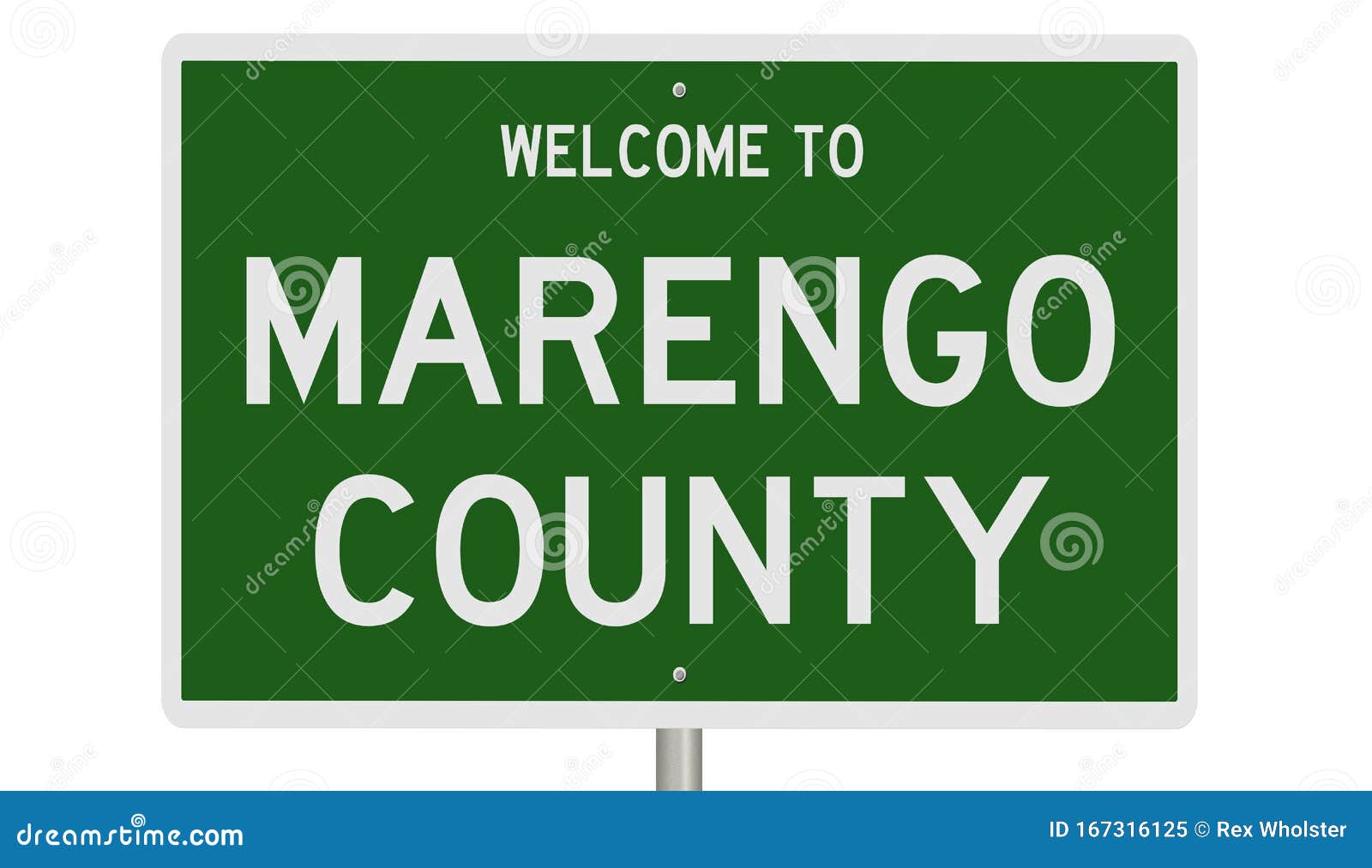 road sign for marengo county