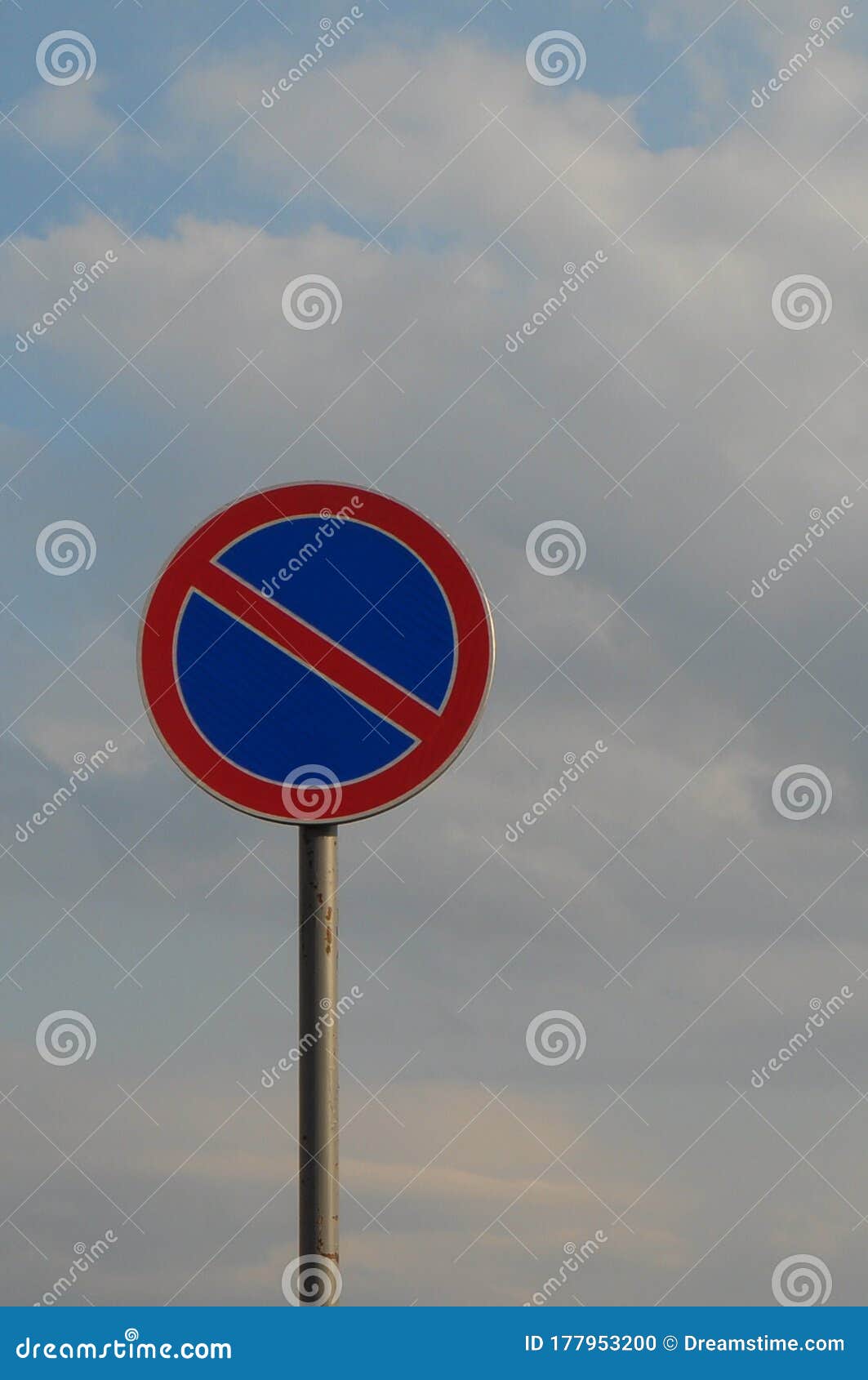 Road Sign Parking is Prohibited Isolated Stock Photo Image of drive