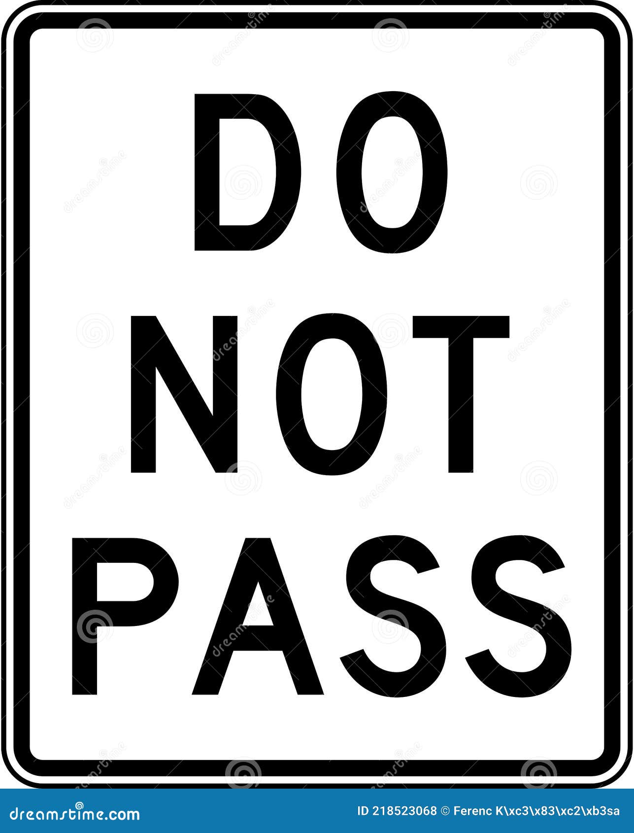 Road Sign Passing Zone Ends Stock Illustration Illustration of