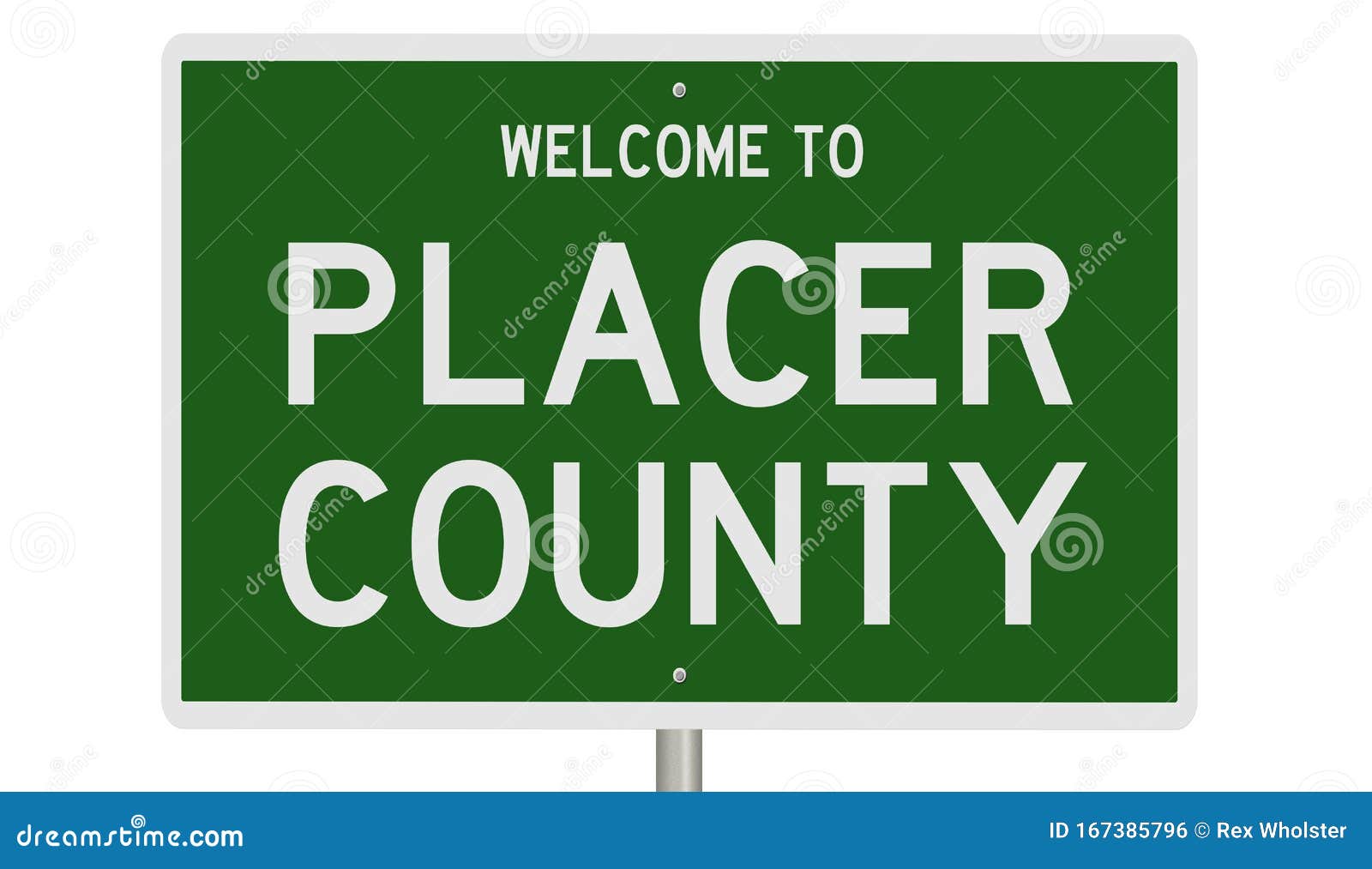 road sign for placer county