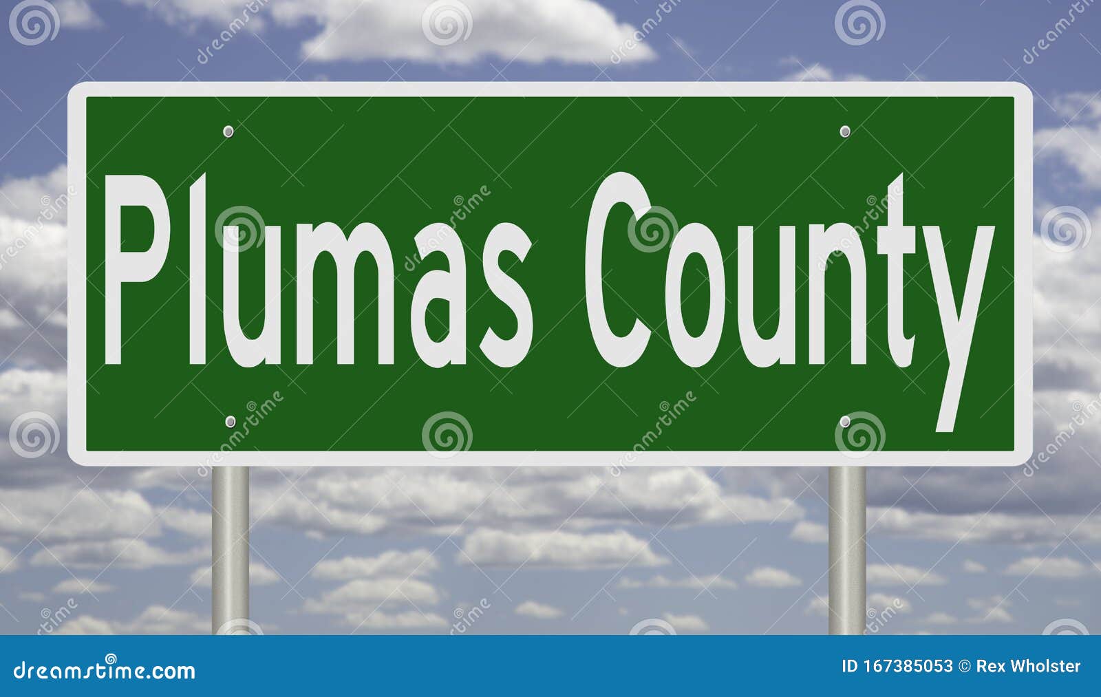 road sign for plumas county