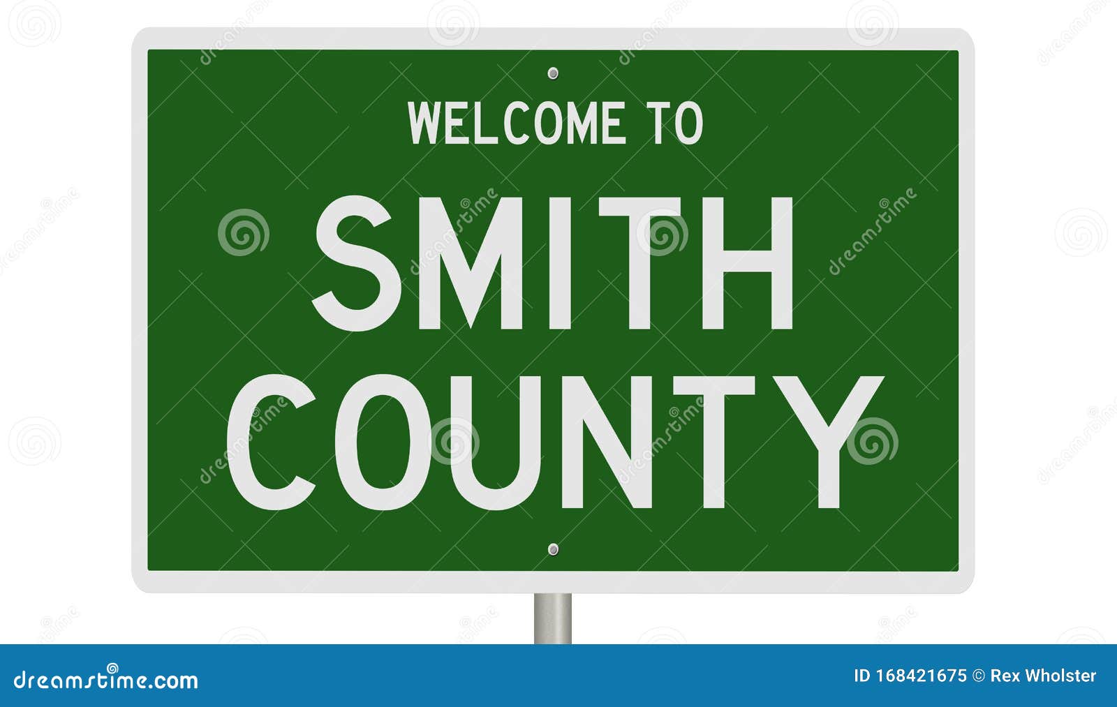 Road sign for Smith County stock illustration. Illustration of destination 168421675