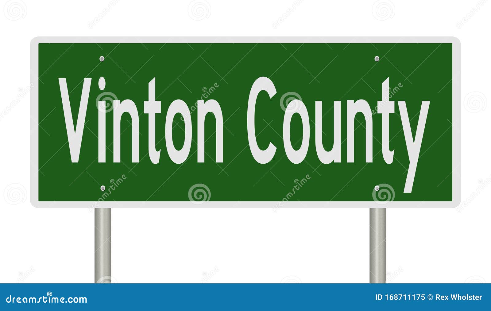 Road Sign for Vinton County Stock Illustration Illustration of street, vinton 168711175