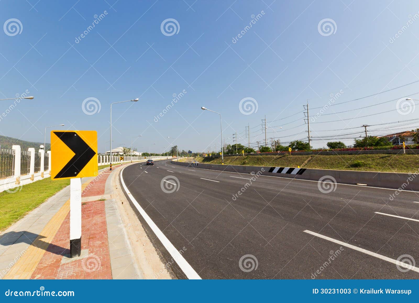 Dangerous turns, warning traffic sign isolated on white background Stock  Photo - Alamy