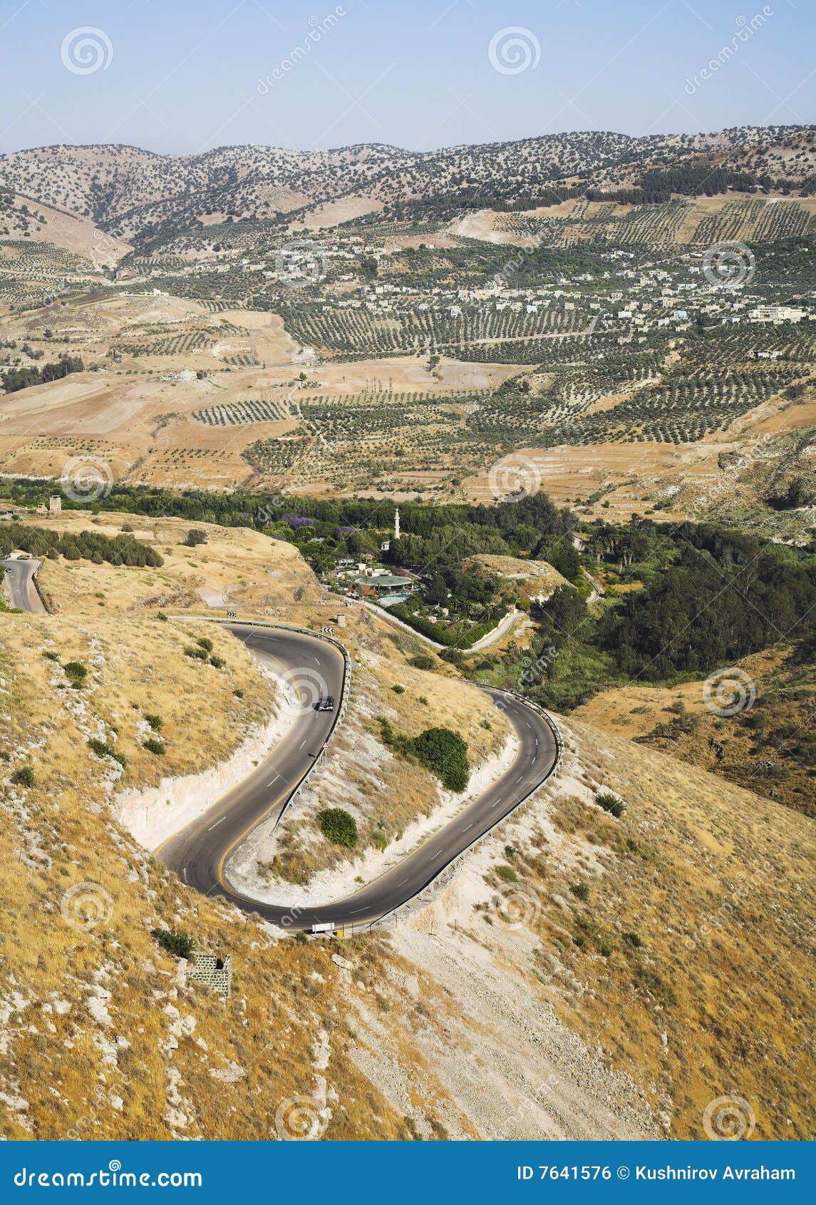 Road streamer stock photo. Image of dangerous, forest 7641576