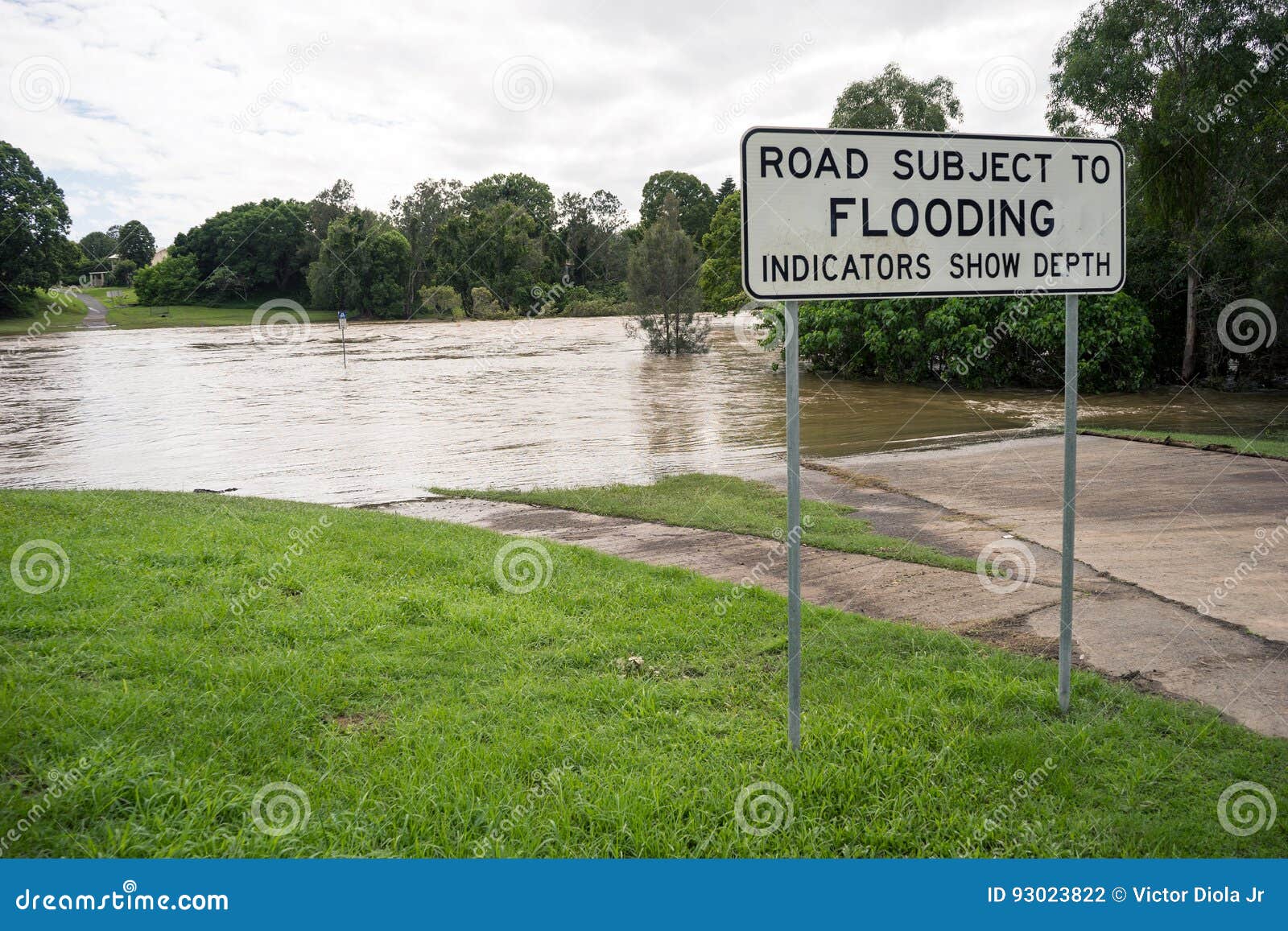 road subject to flooding