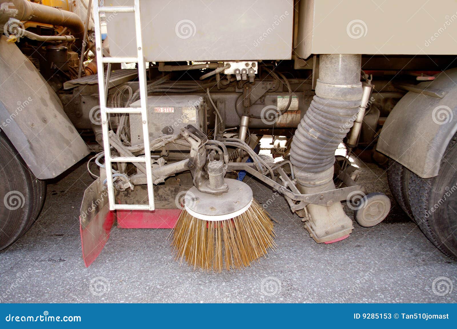 Road sweep stock image. Image of road, transport, bristle 9285153