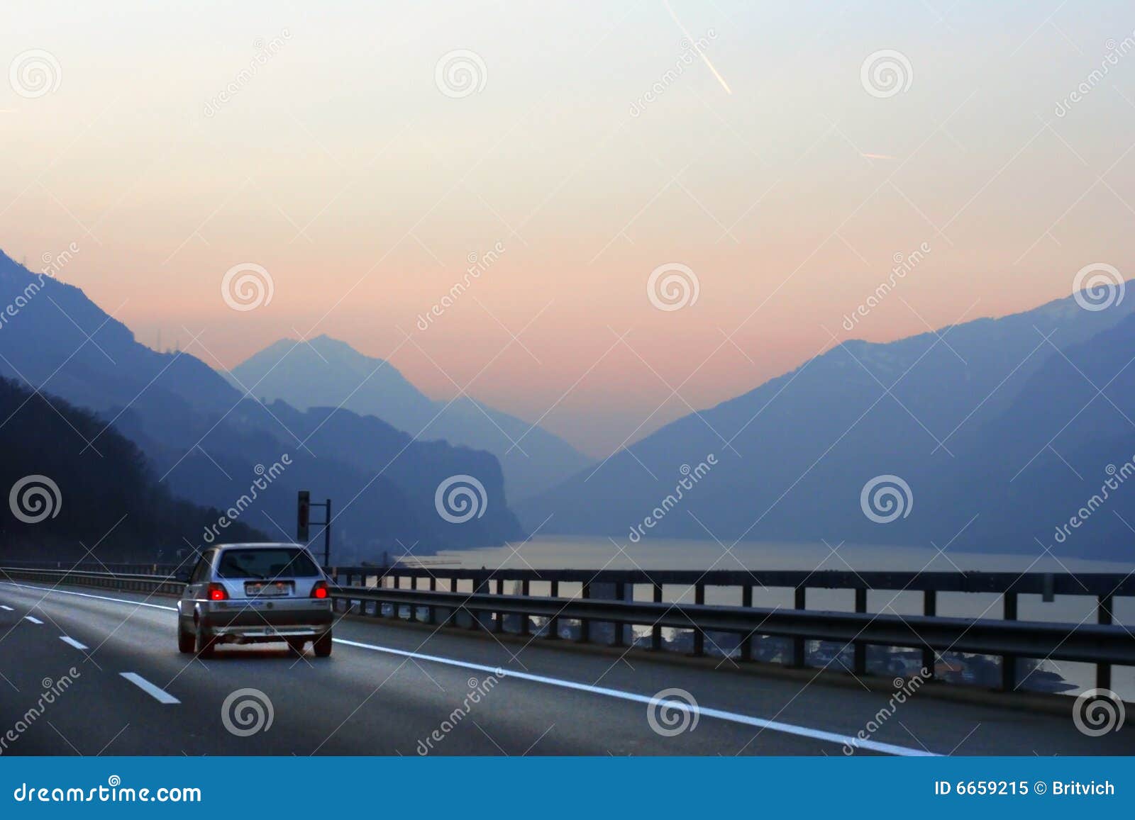 road to the alps