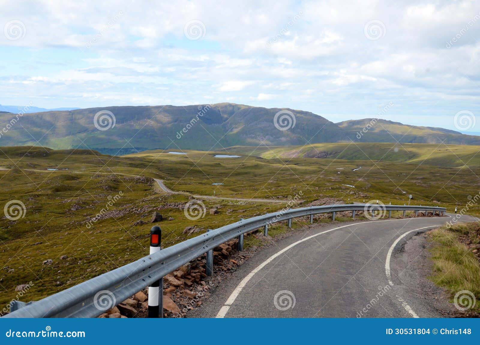 The road to Applecross stock photo. Image of high, country 30531804