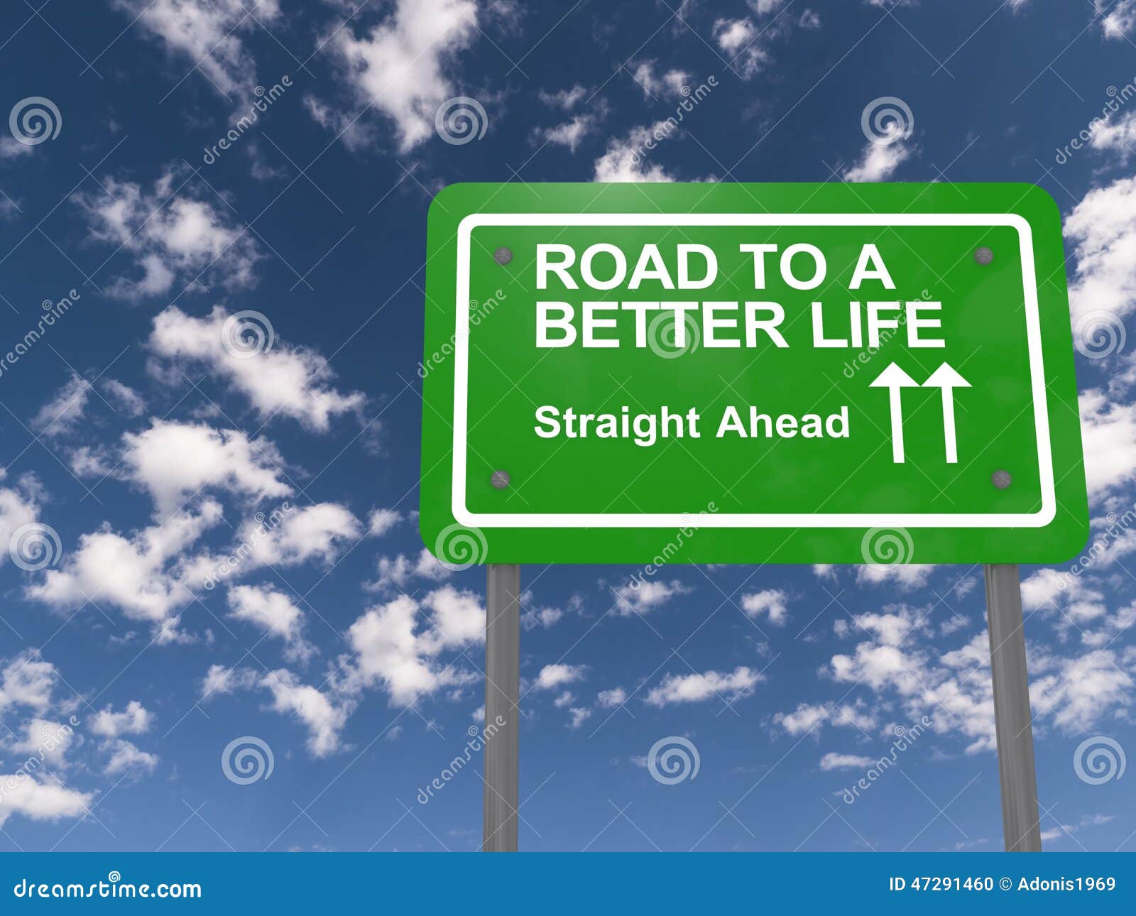  Road  to better  life stock illustration Illustration of 