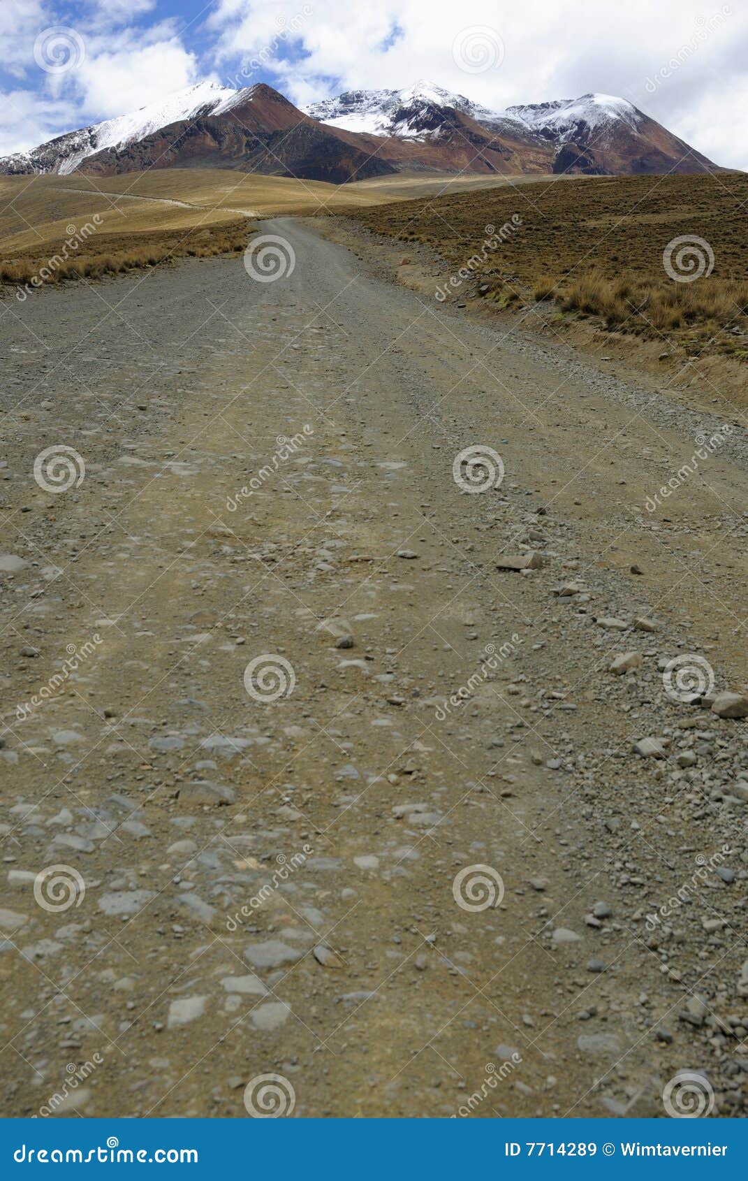 the road to chacaltaya, la paz, bolivia