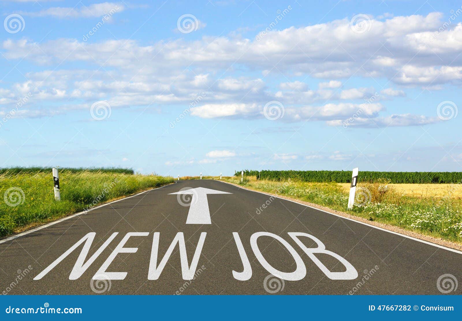 road to a new job