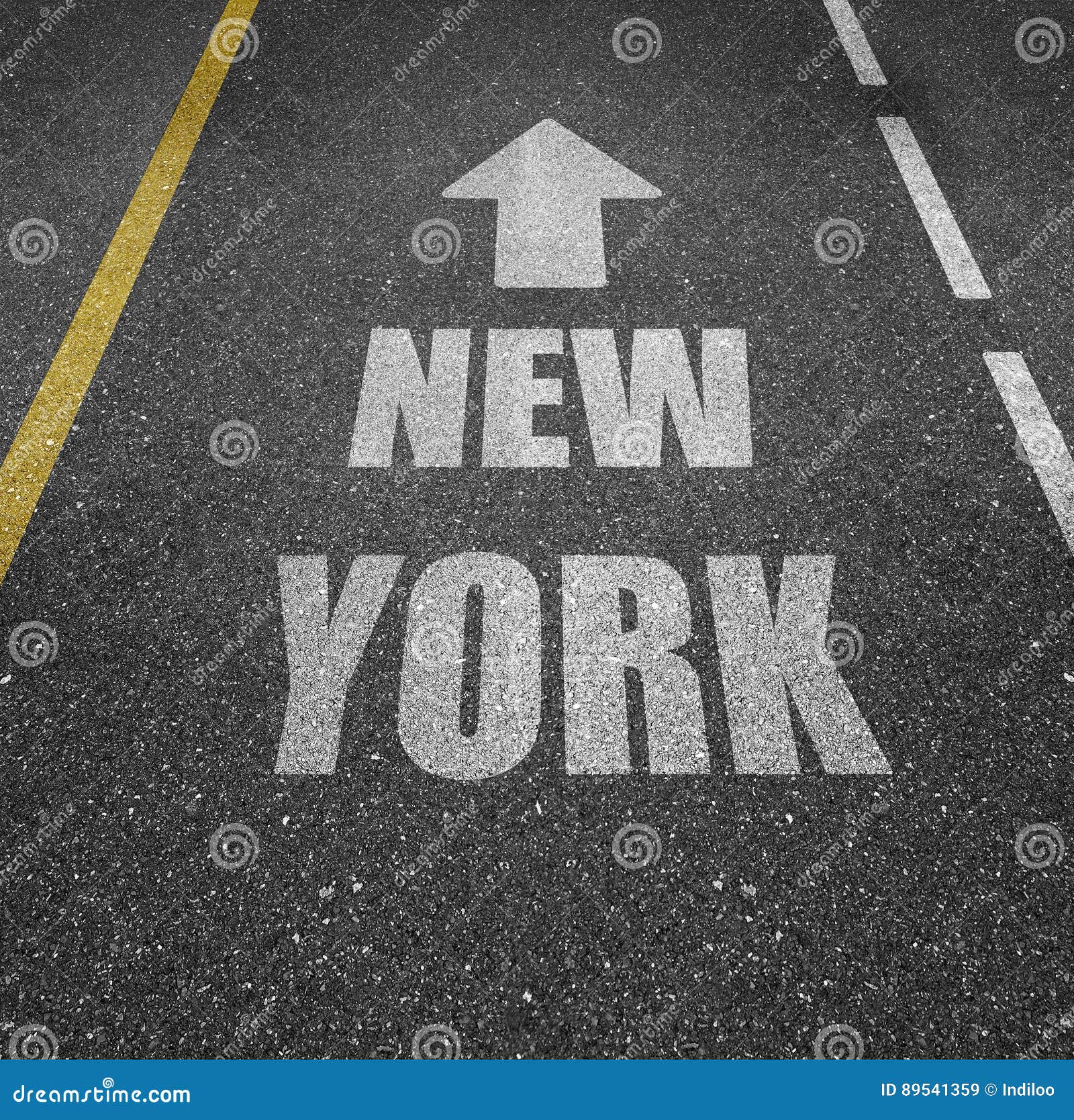 Road to New York stock image. Image of americas, traveling 89541359