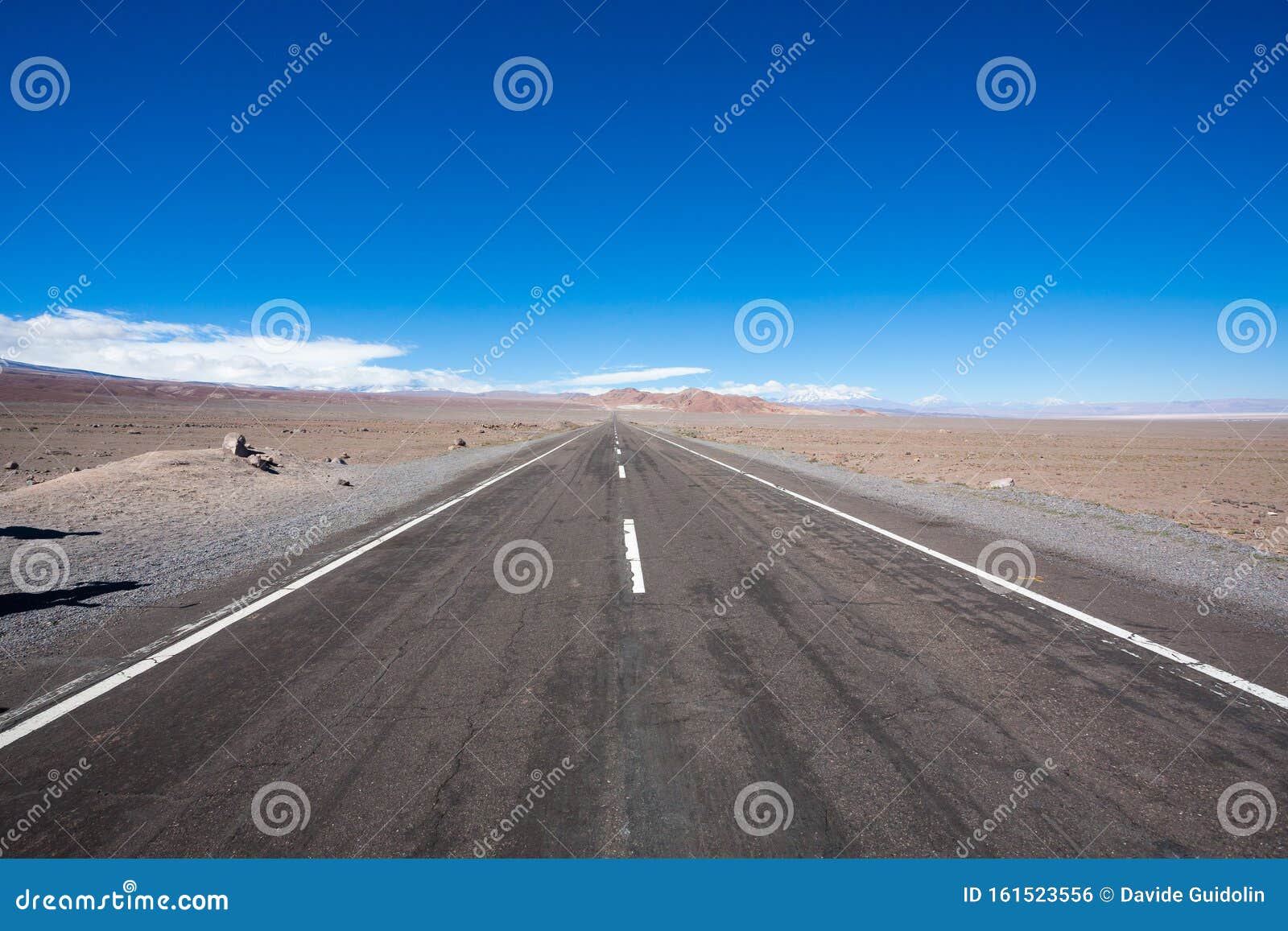 road to san pedro de atacama, chile landscape