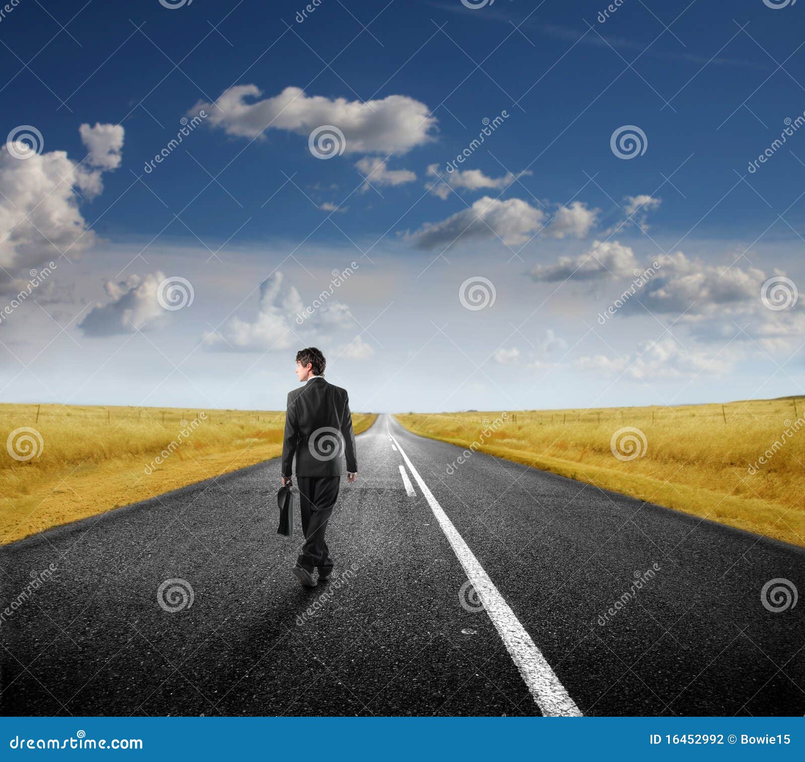 Road to success stock photo. Image of horizon, back, line 16452992