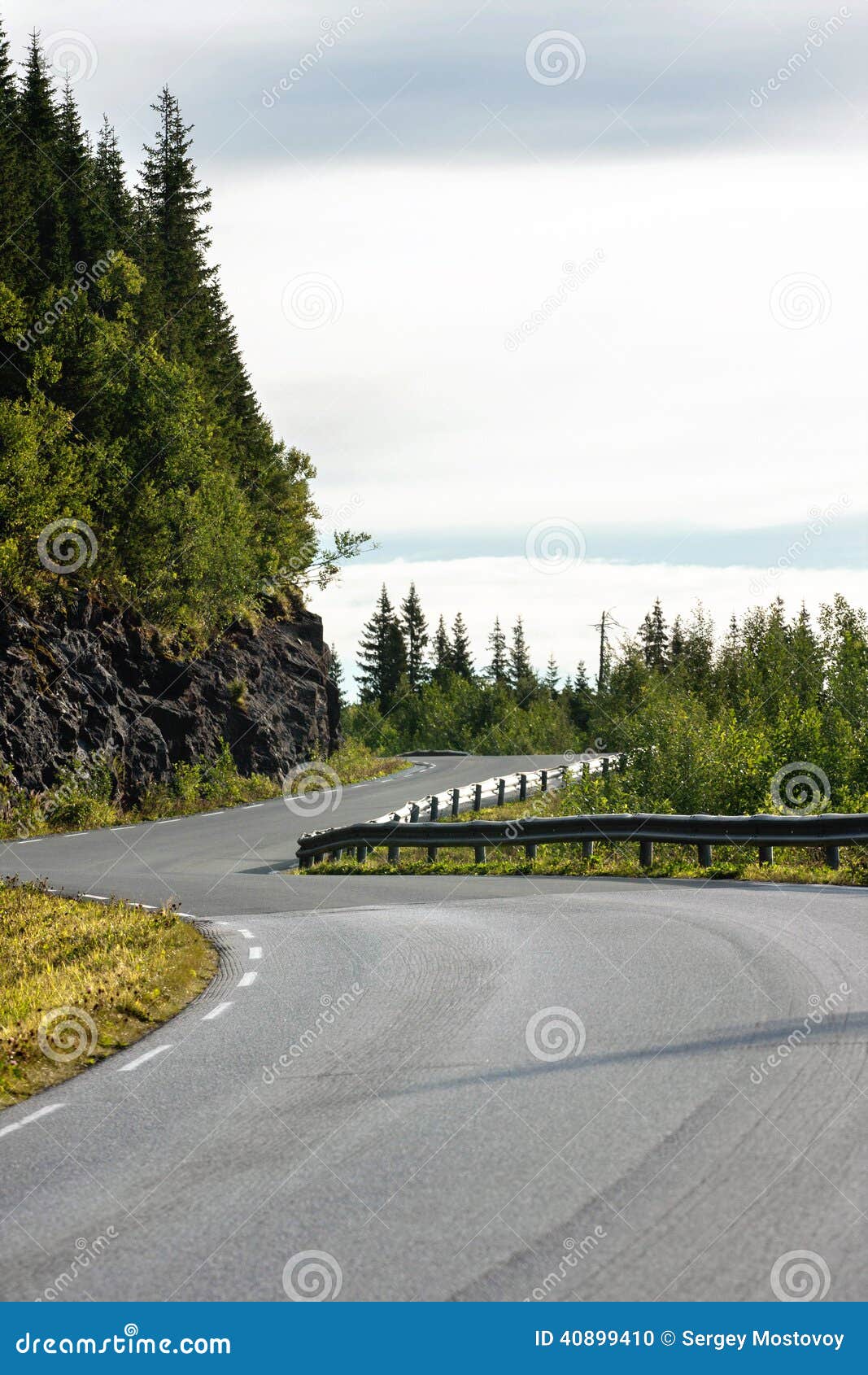 Road stock photo. Image of winding, outdoor, norway, nordic 40899410