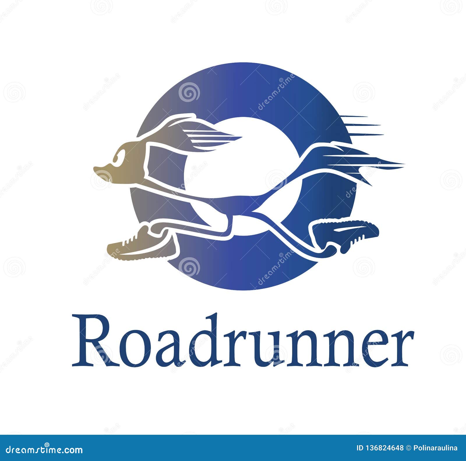 roadrunner logo in blue circle