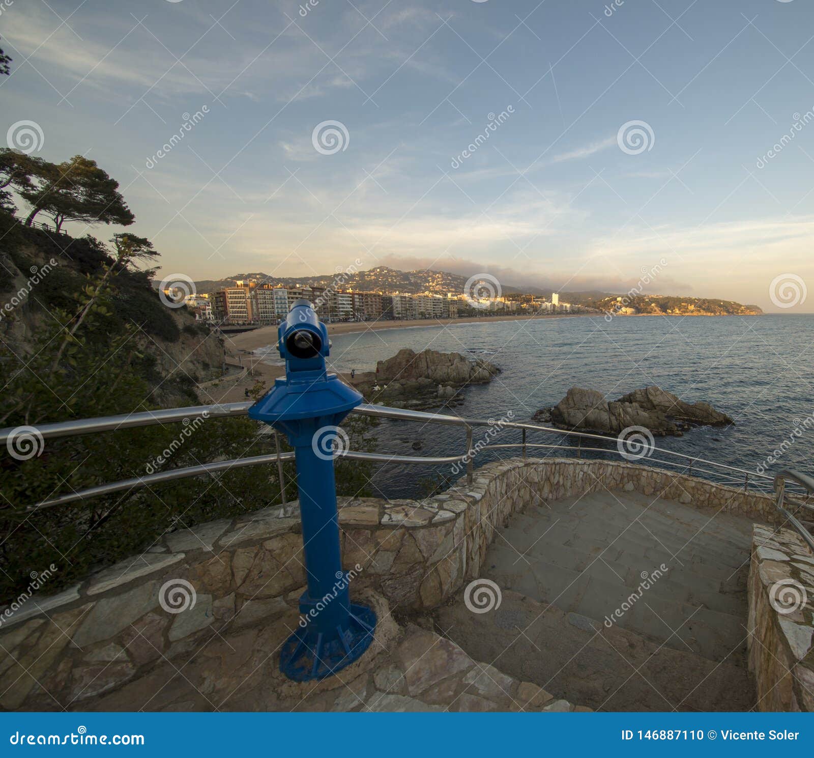 The Roads of Ronda in Lloret De Mar, Costa Brava Stock Photo - Image of ...