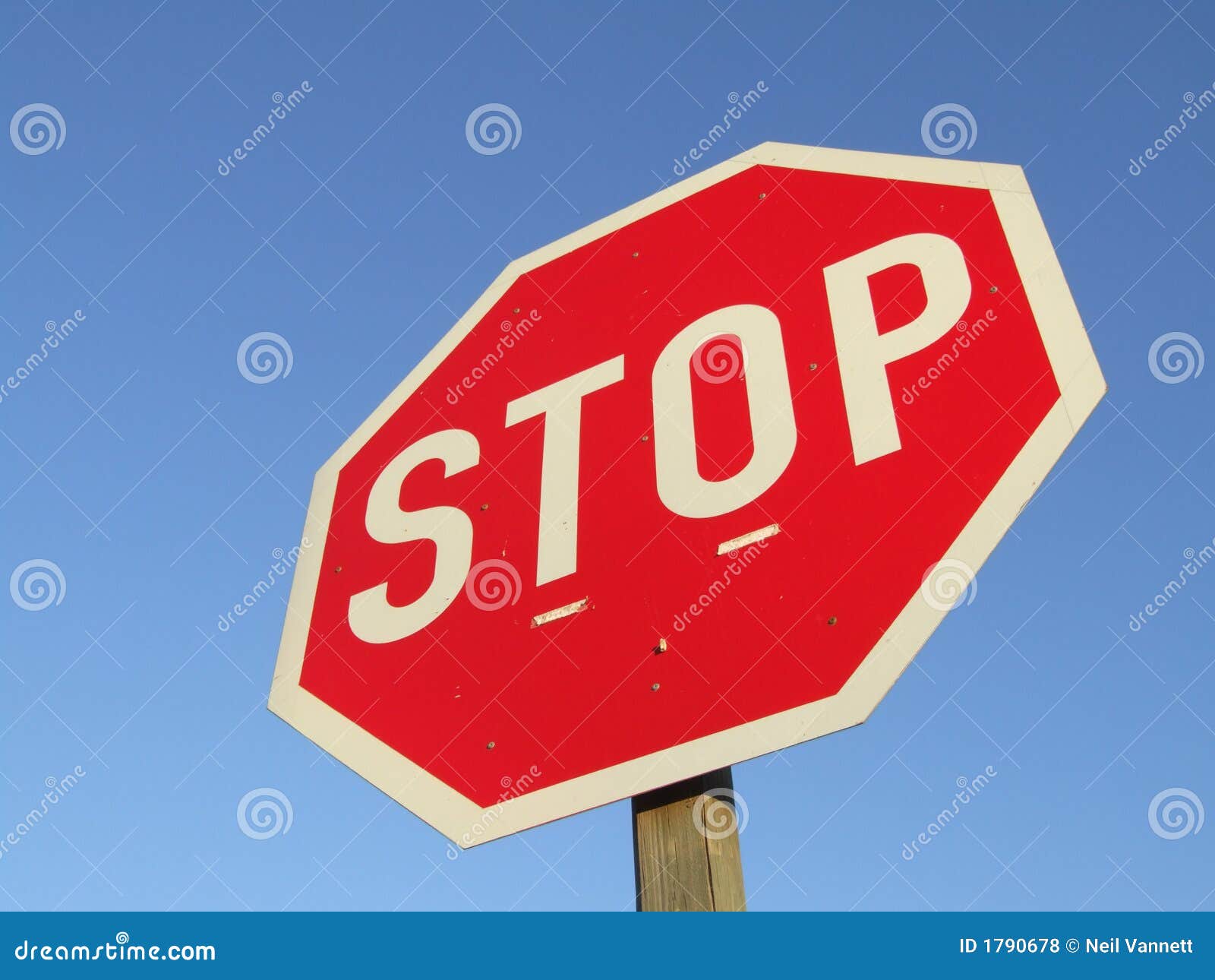 roadside stop sign