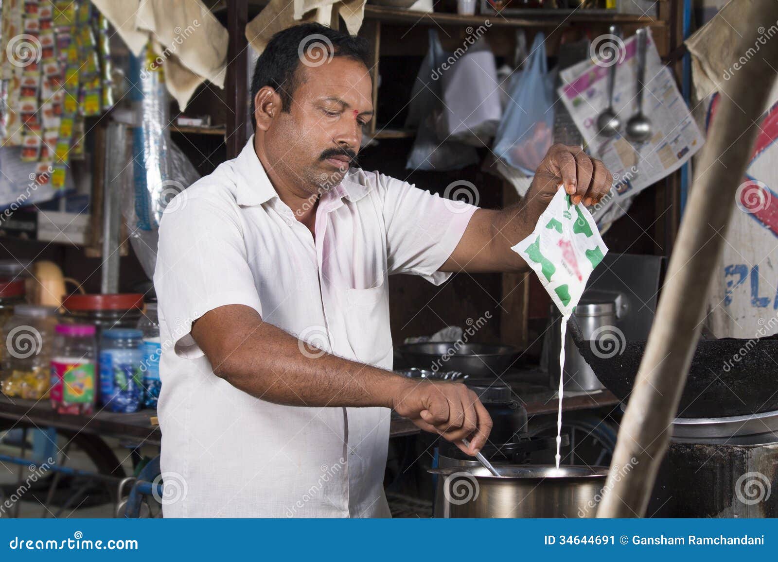 Roadside Tea vendor stock image. Image of dhabba, vendor 34644691