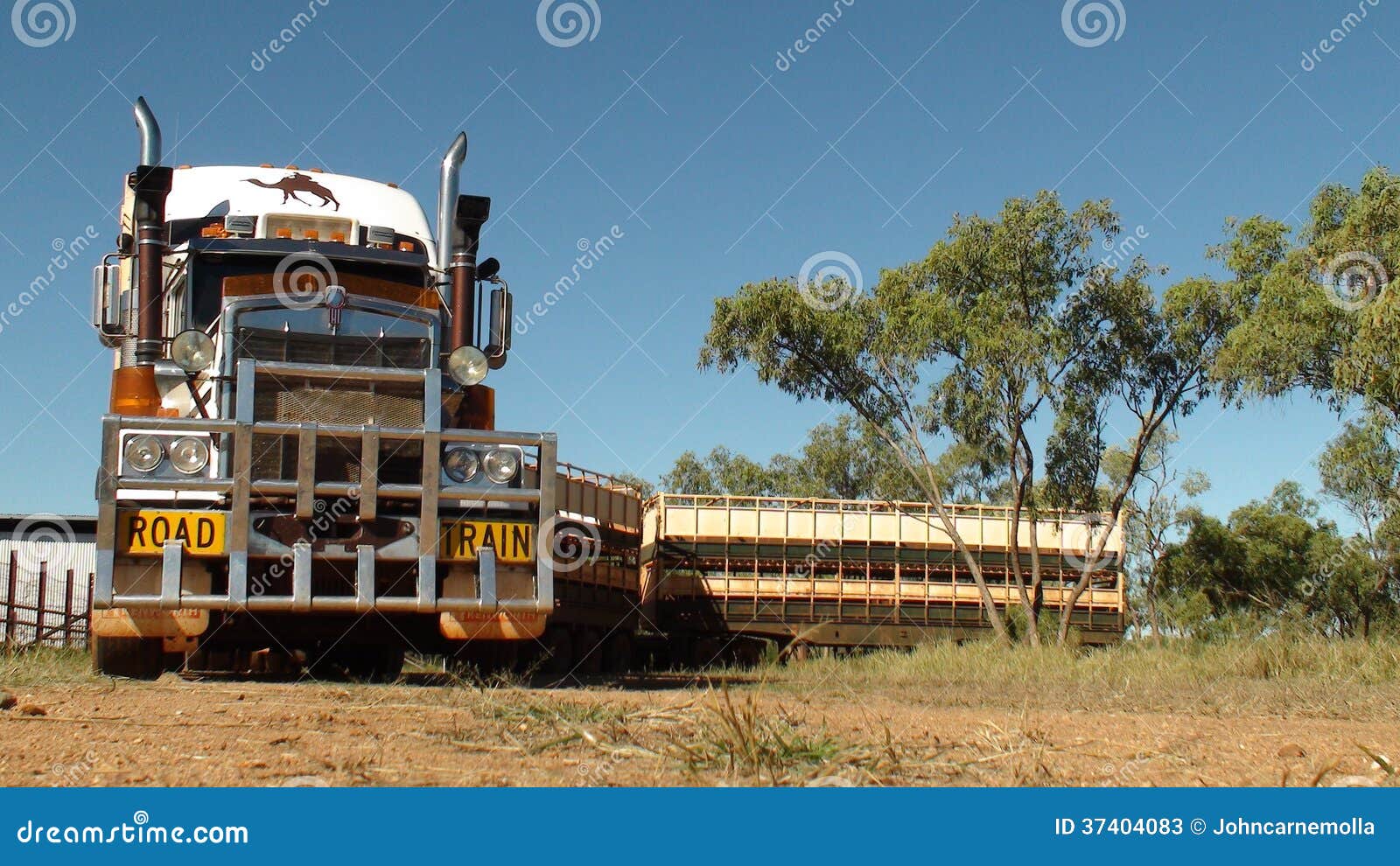 Roadtrain stock image. Image of road, australia, transport 37404083