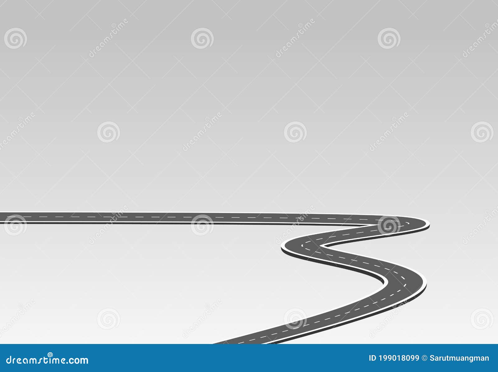 roadway journey to the future. asphalt street  on city background. s way to the goal of the end point. path mean suc