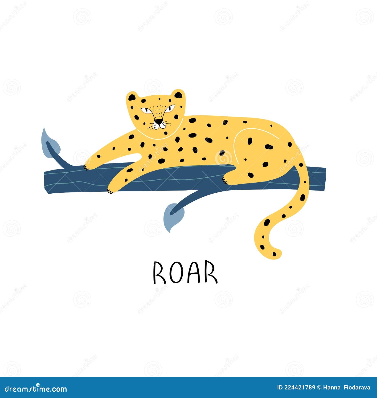 Roar. Cartoon Leopard, Hand Drawing Lettering. Flat Style, Colorful Vector for Kids Stock Vector - Illustration of drawing, flat: 224421789 Roar. Cartoon Leopard, Hand Drawing Lettering. Flat Style, Colorful Vector for Kids Stock Vector - Illustration of drawing, flat: 224421789