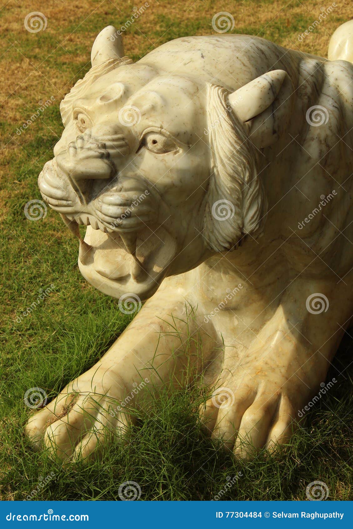 Roaring tiger statue stock photo. Image of angry, mouth 77304484