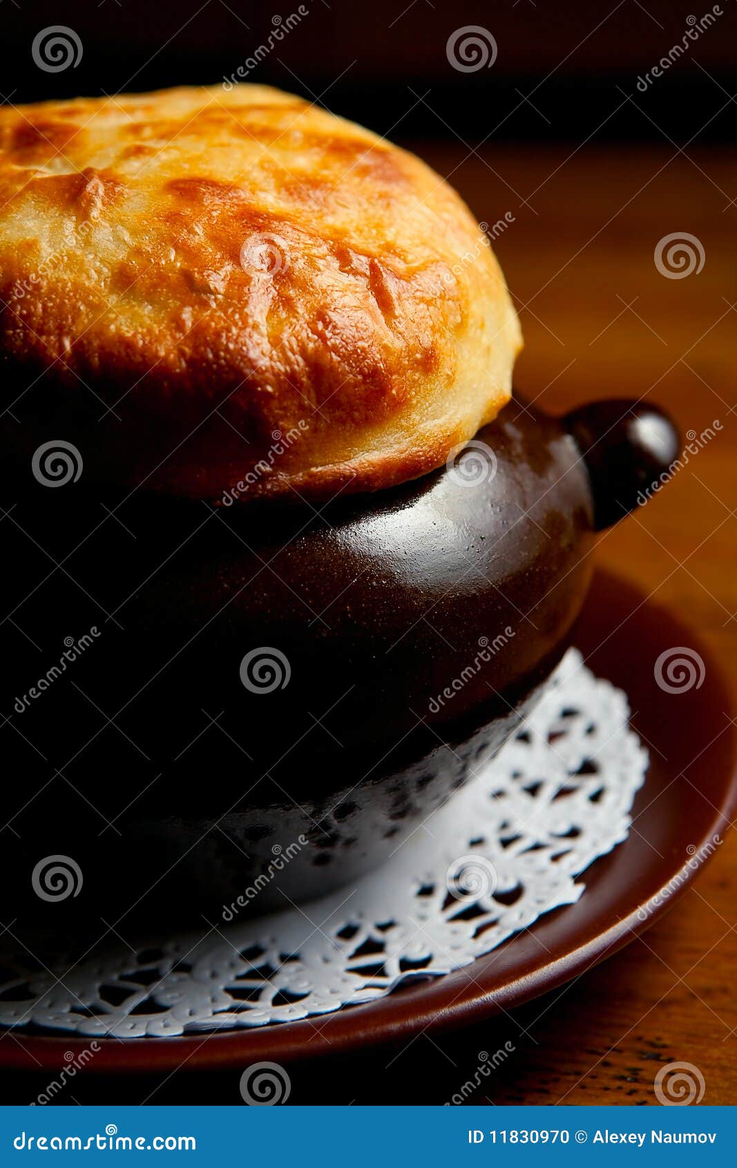 Roast bake in ceramics stock photo. Image of pepper, appetizer 11830970