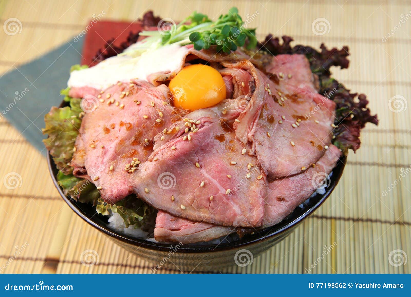 Roast beef bowl stock photo. Image of background, cuisine 77198562