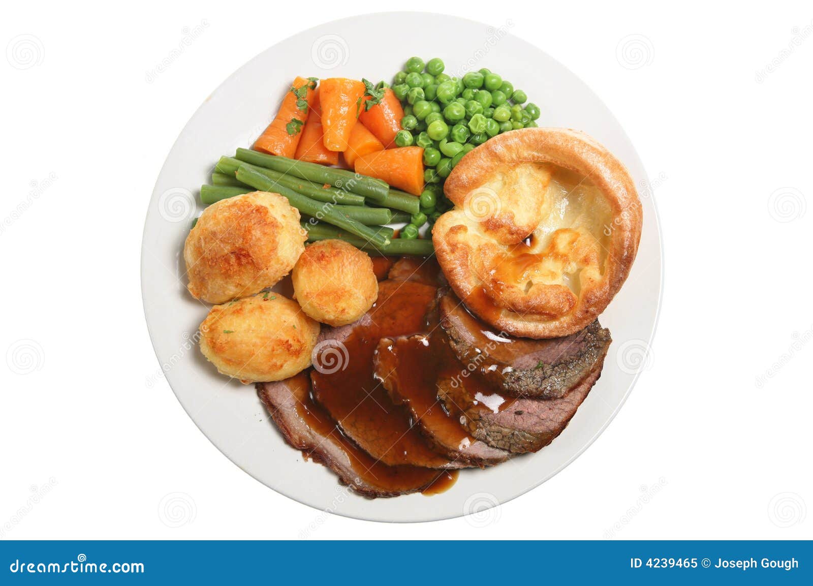 Roast Beef Dinner stock image. Image of nutrition, english - 4239465