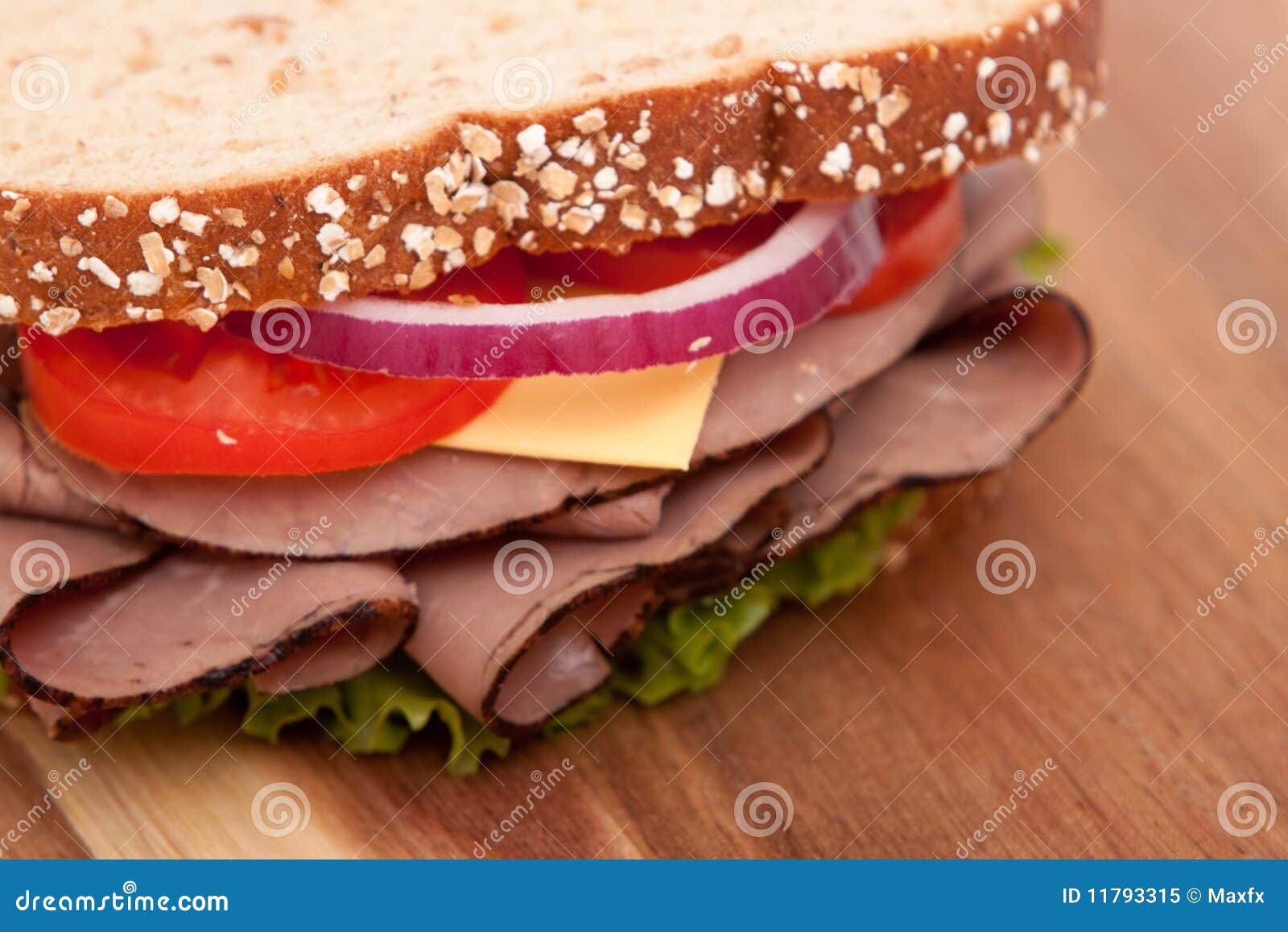 Roast beef sandwich stock image. Image of sandwich, food 11793315