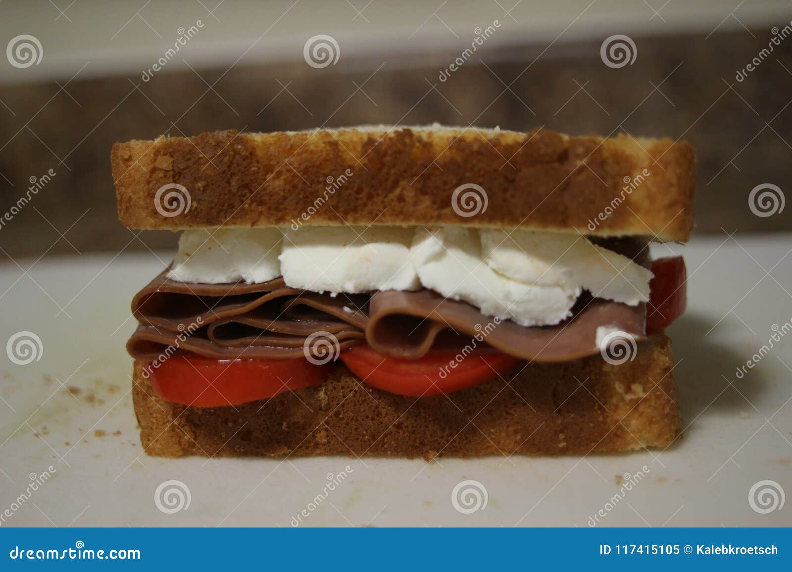 Roast Beef Sandwich with All the Fixings Stock Image Image of fresh