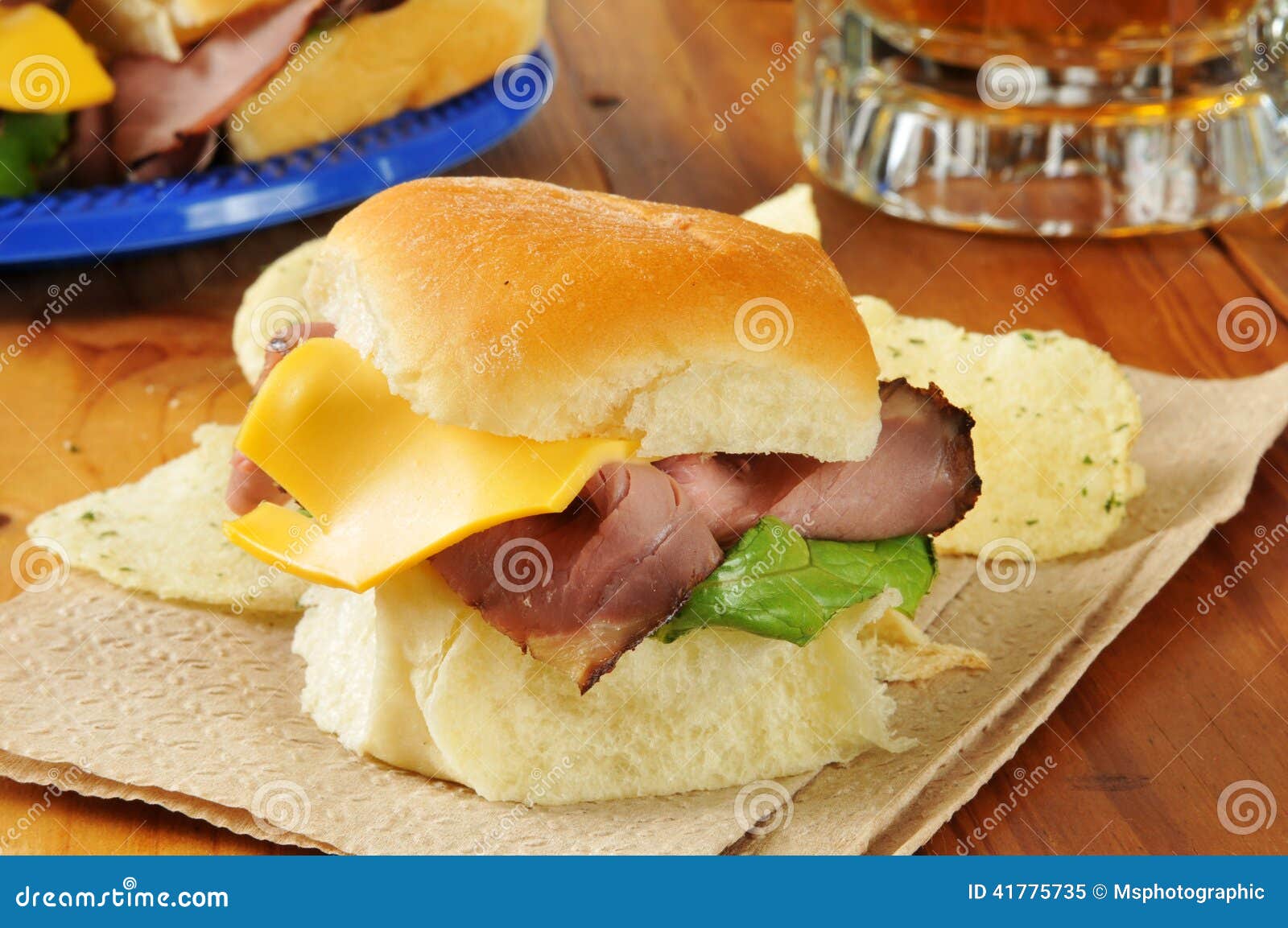 Roast beef sliders stock image. Image of rustic, sandwiches 41775735