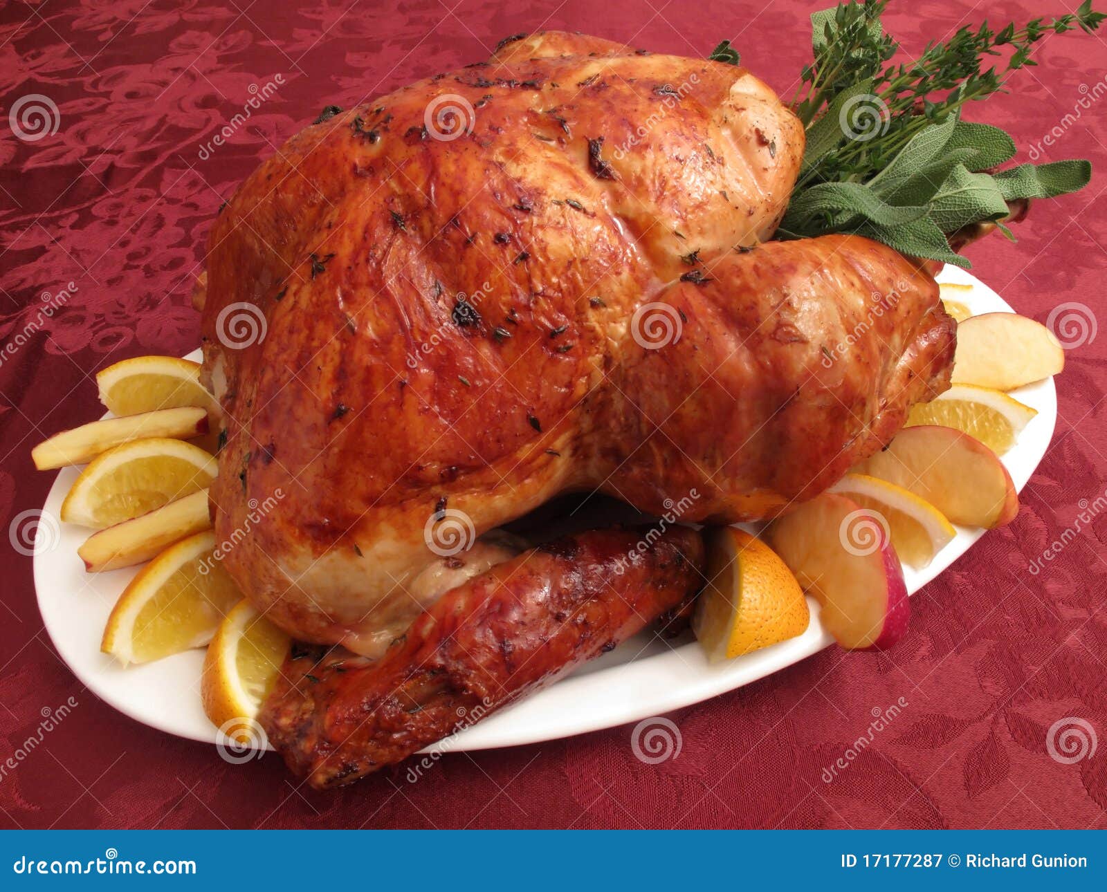 Roast Brown Thanksgiving Turkey Stock Image Image of slices, poultry