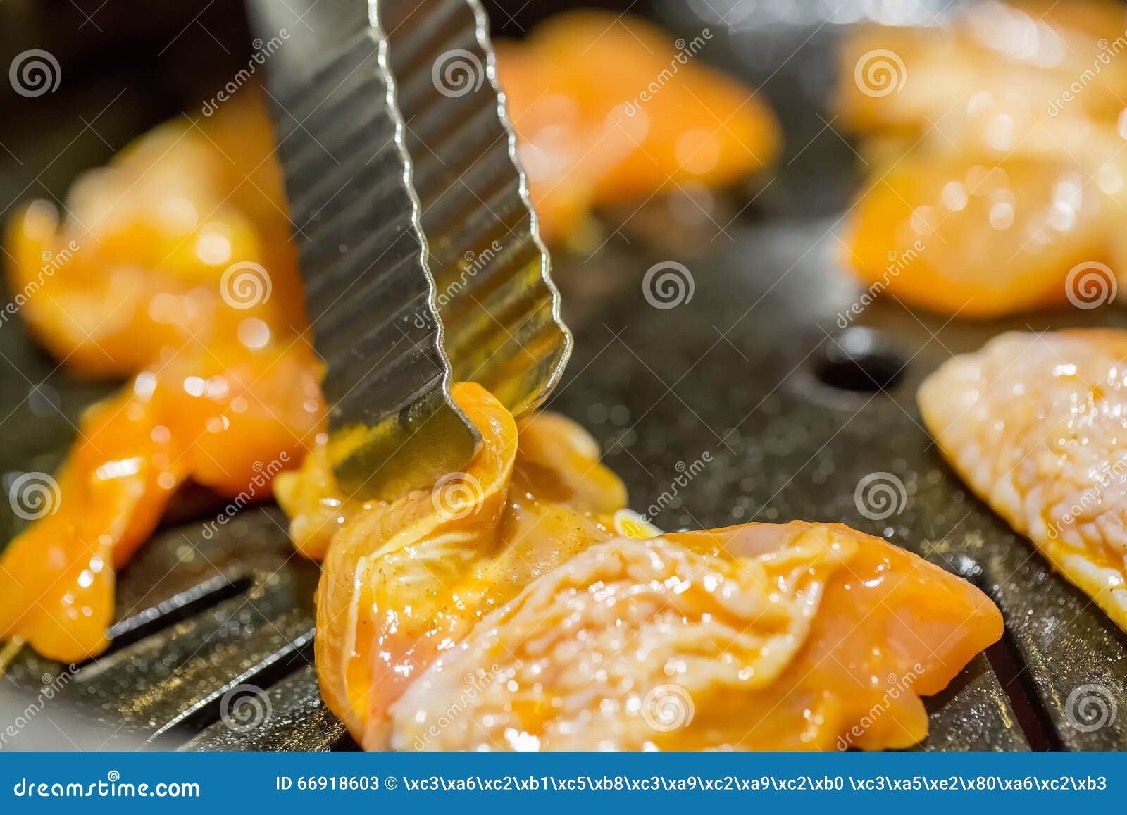 Roast chicken stock image. Image of grilled, cooking 66918603