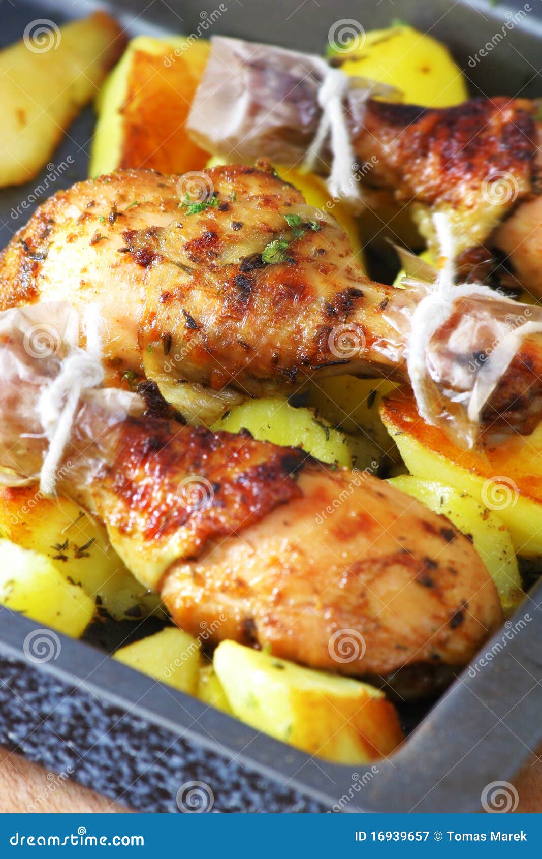 Roast chicken legs stock image. Image of heat, china 16939657