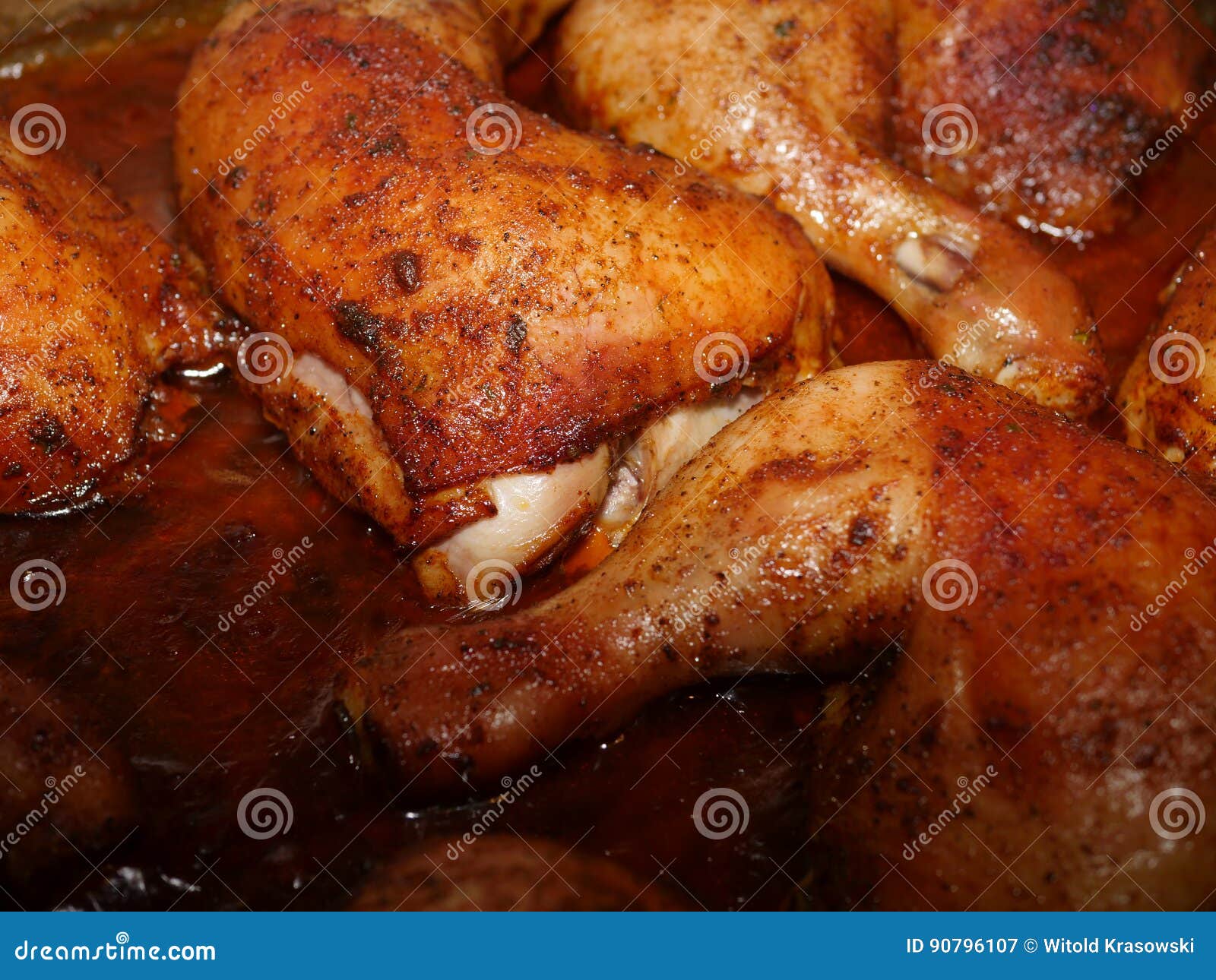 Roast chicken legs stock image. Image of flame, burn 90796107