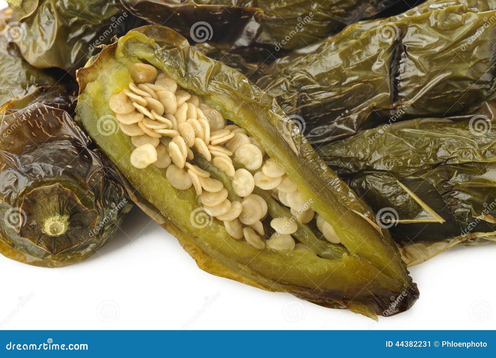 Roast Green Jalapeno Peppers Stock Image Image of ingredient, food