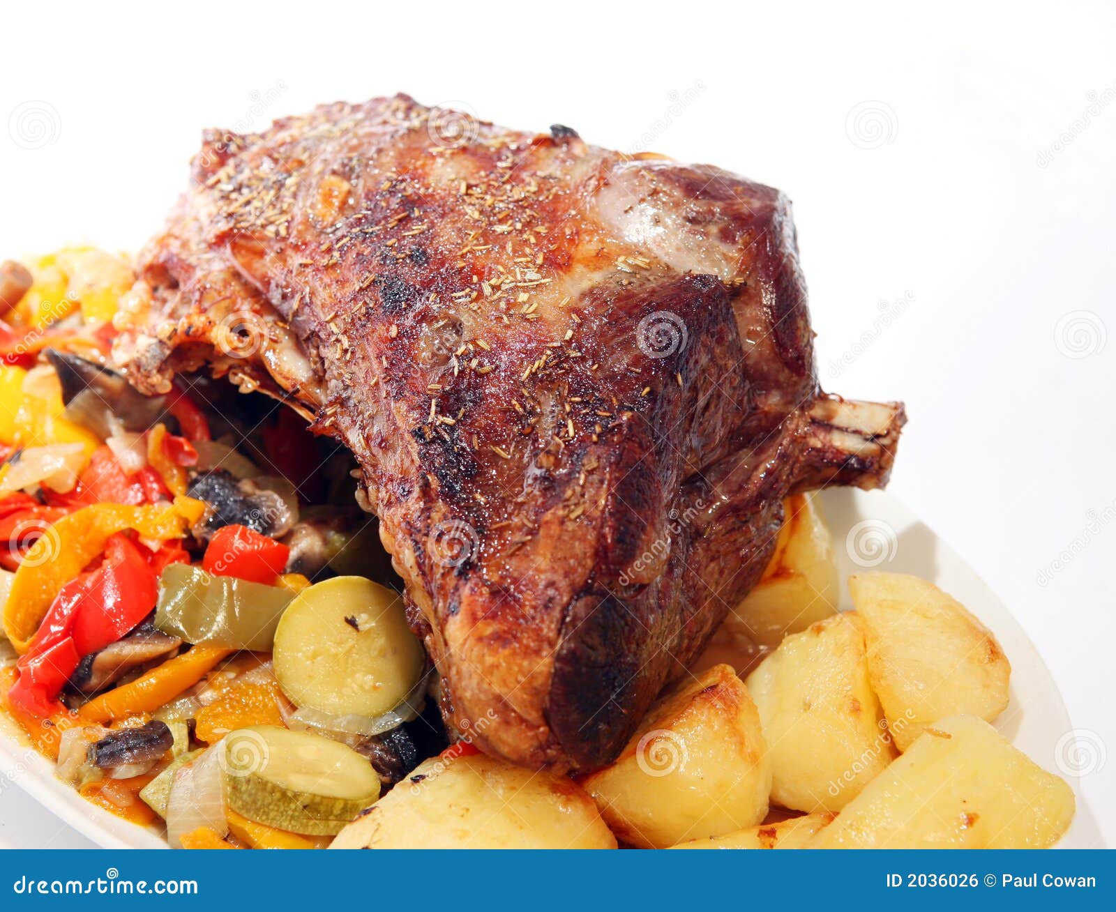 Roast Joint Of Lamb Royalty Free Stock Image Image 2036026