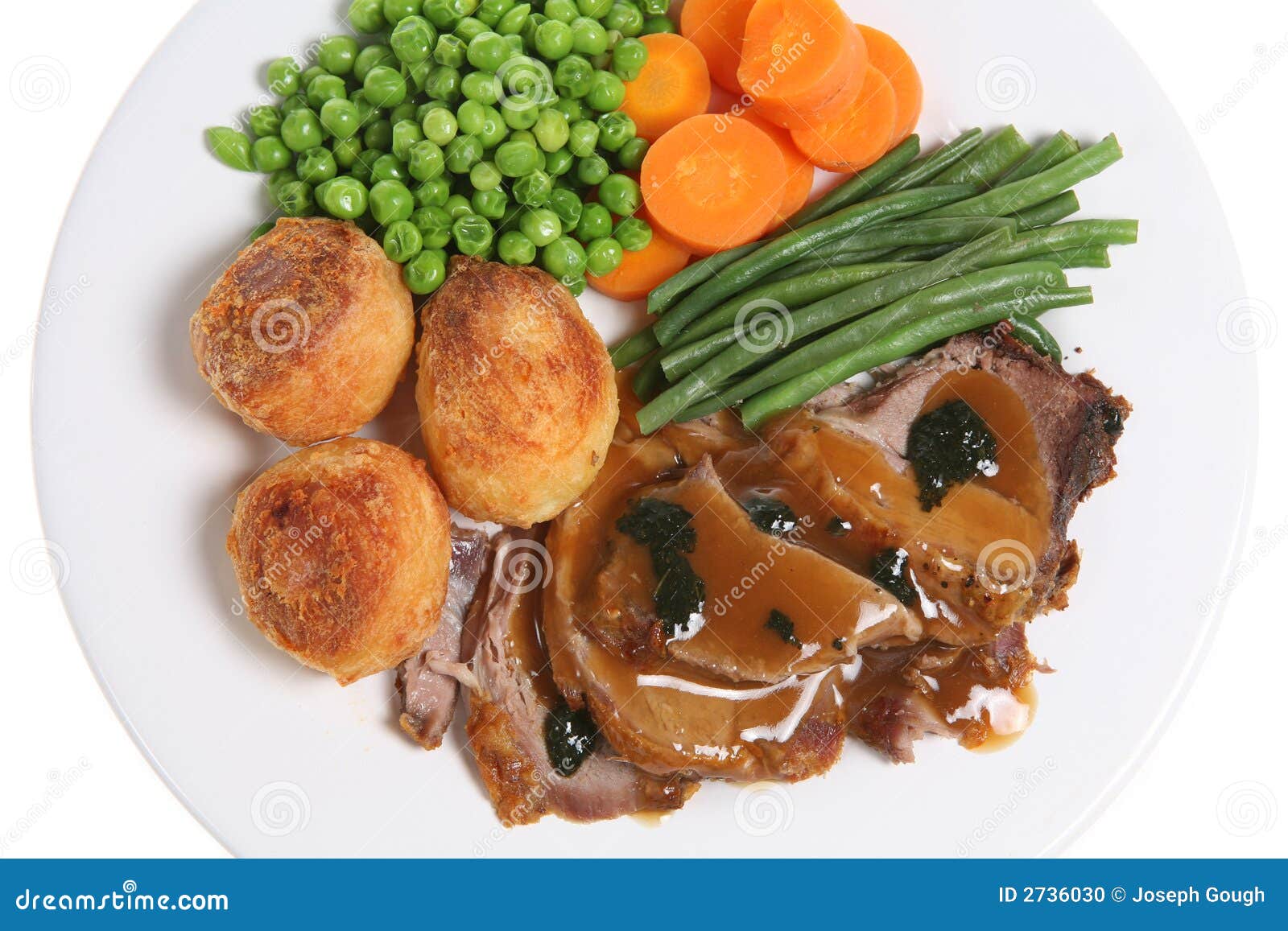 Roast Lamb Dinner stock photo. Image of vegetables, english 2736030
