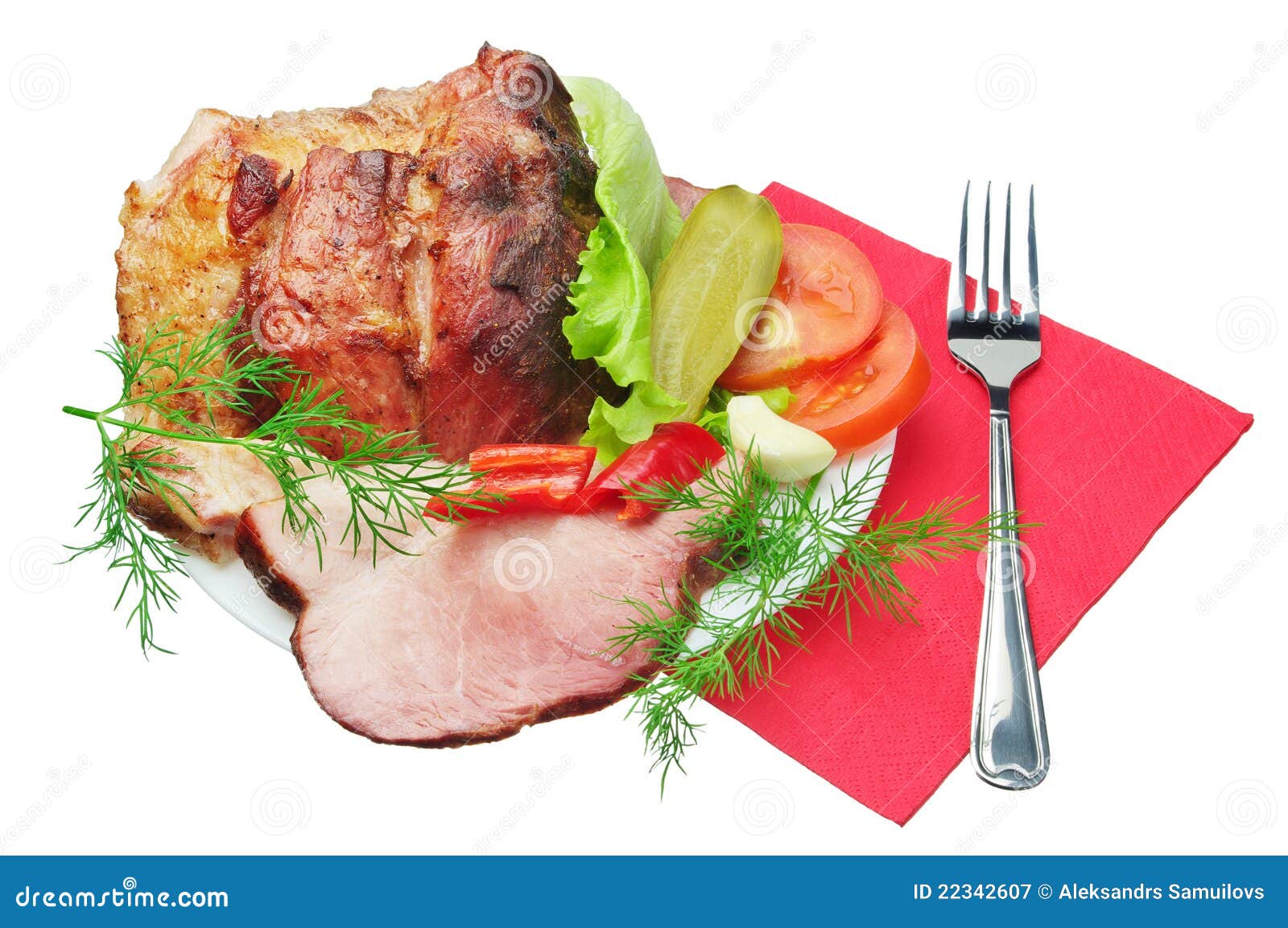 Roast meat stock image. Image of dinner, barbecue, nutrition 22342607
