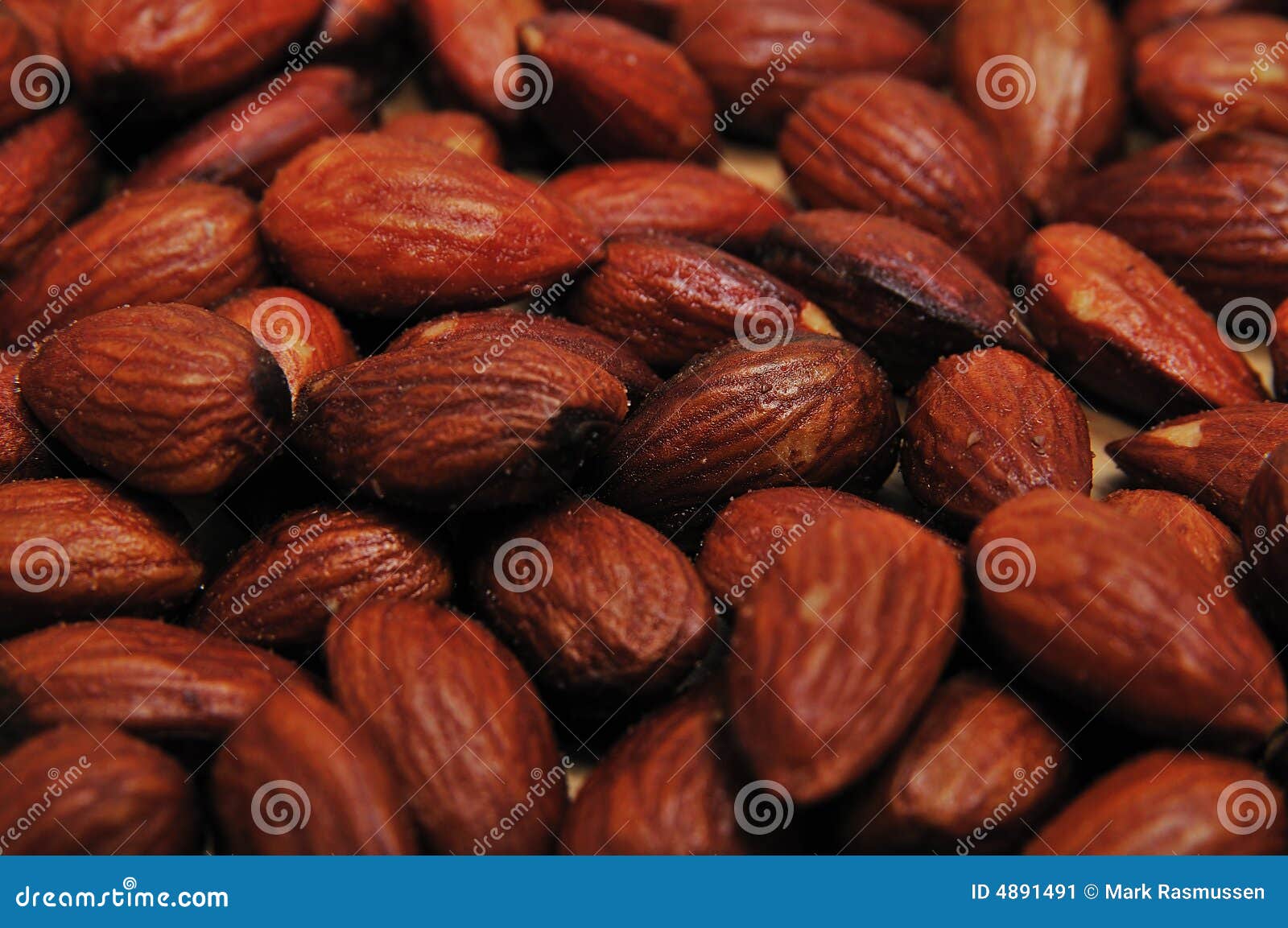 Roasted almonds stock image. Image of nuts, food, cholesterol 4891491
