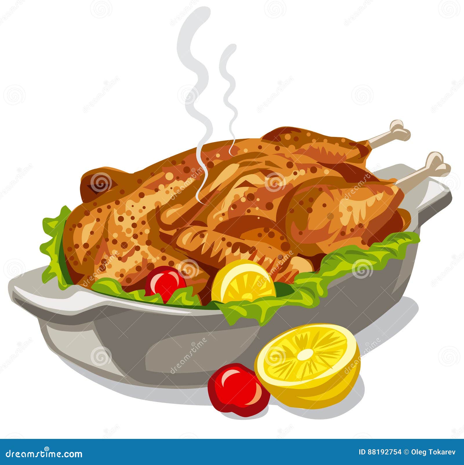 Chicken Baked Stock Illustrations – 8,602 Chicken Baked Stock