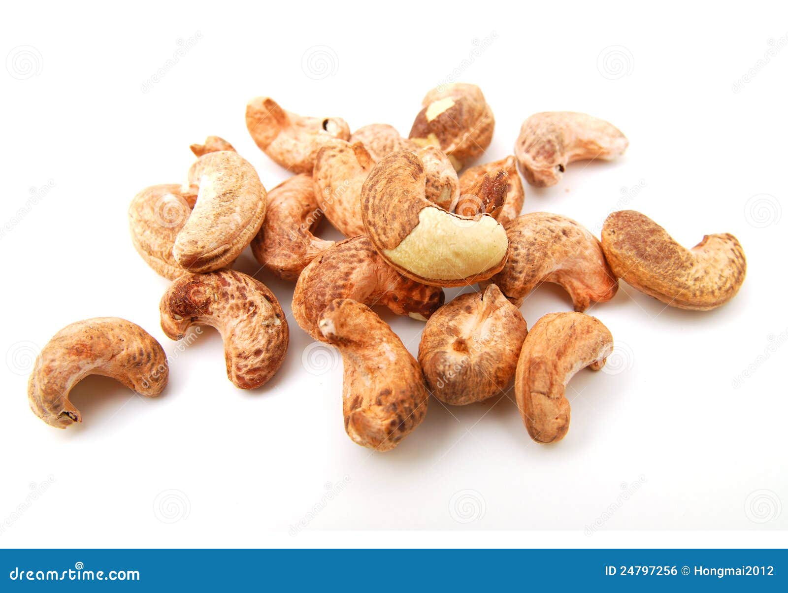 Roasted cashew nuts stock photo. Image of food, brown 24797256