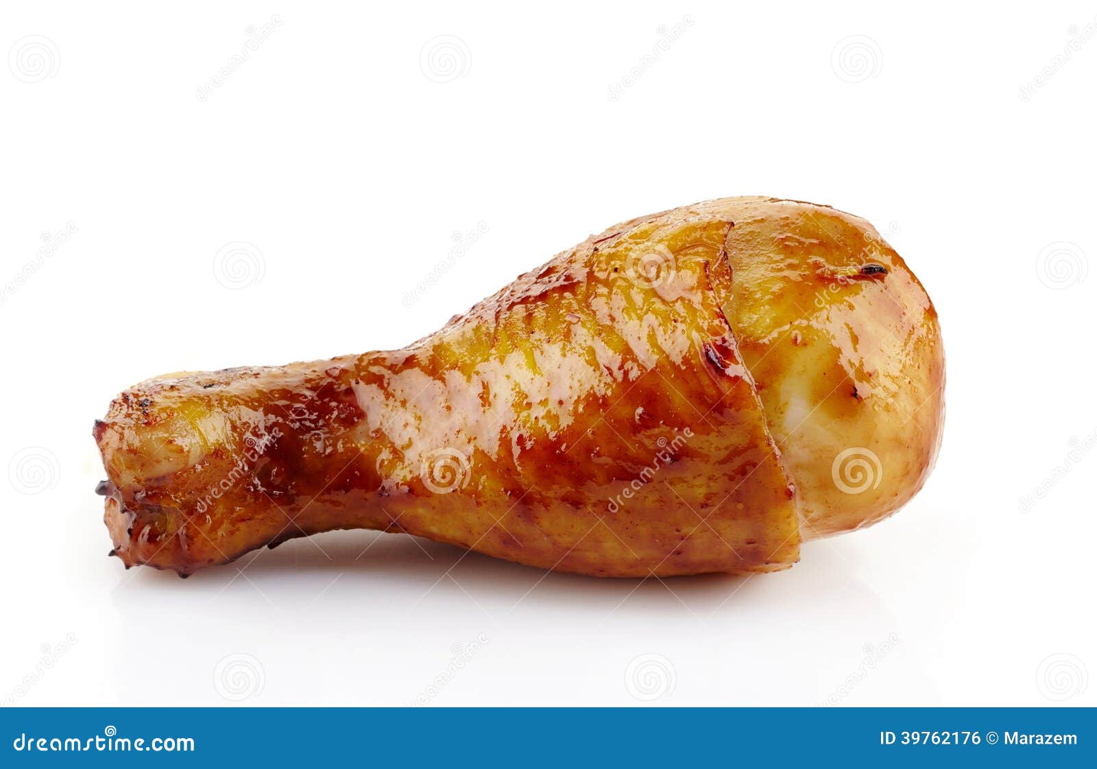 Roasted chicken leg stock photo. Image of cuisine, closeup 39762176