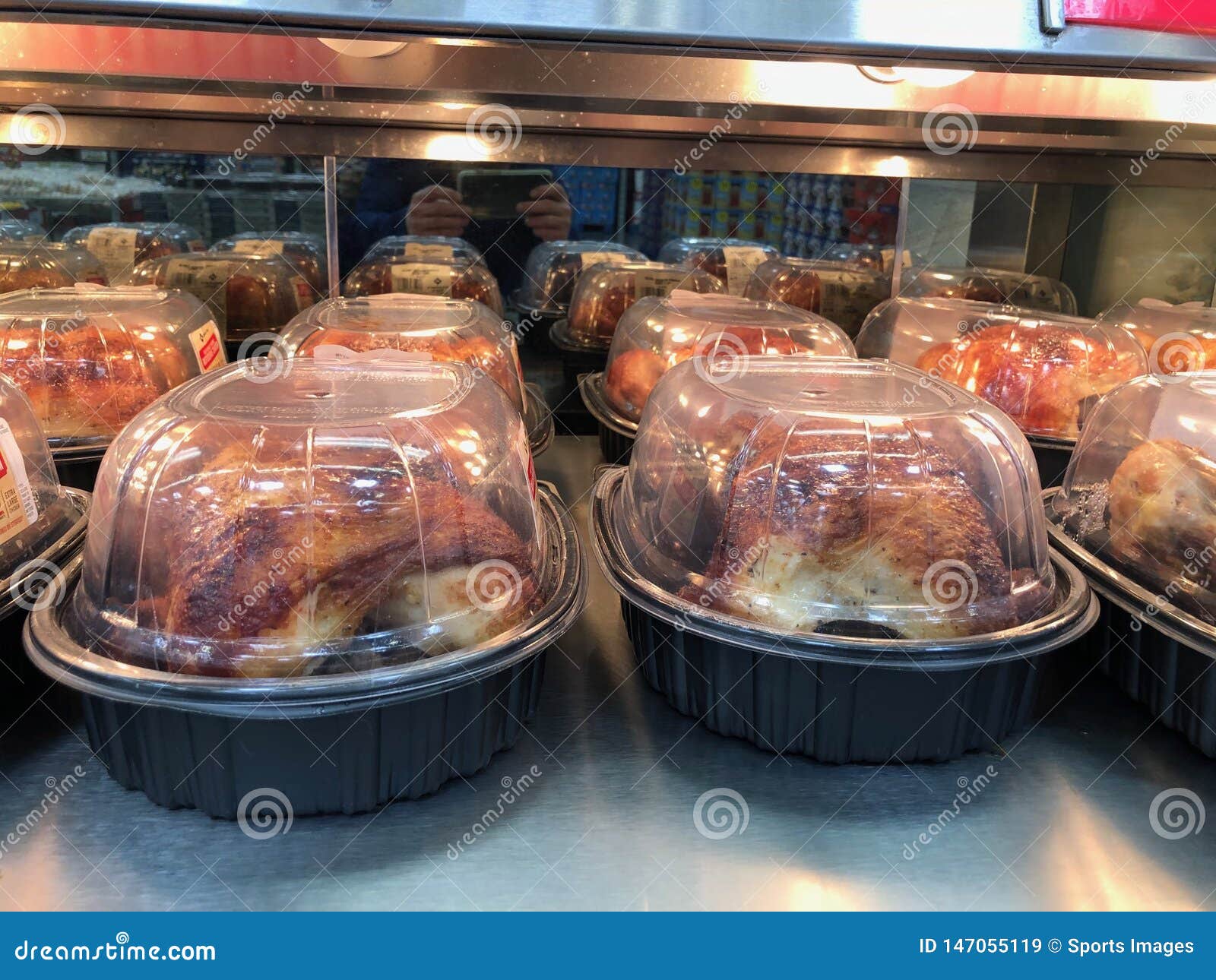Roasted Chickens. editorial stock image. Image of delicious 147055119