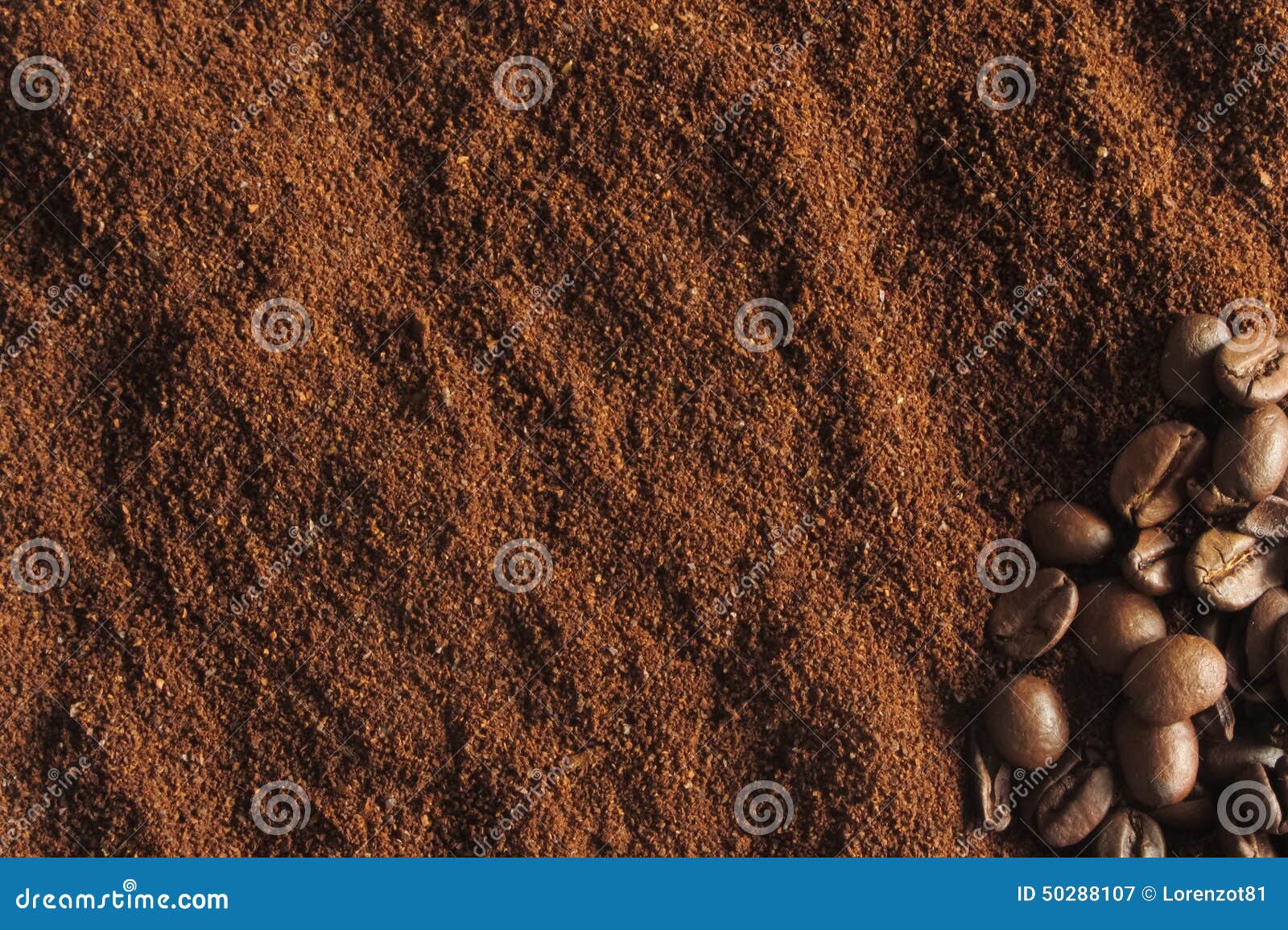 Roasted coffee ground stock image. Image of biological 50288107