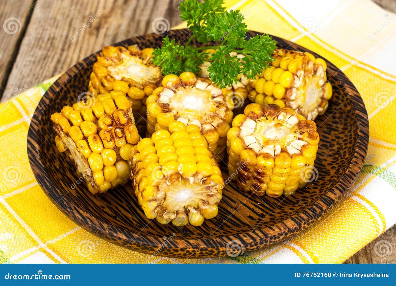 Roasted Corn Grill stock photo. Image of barbecue, diet 76752160