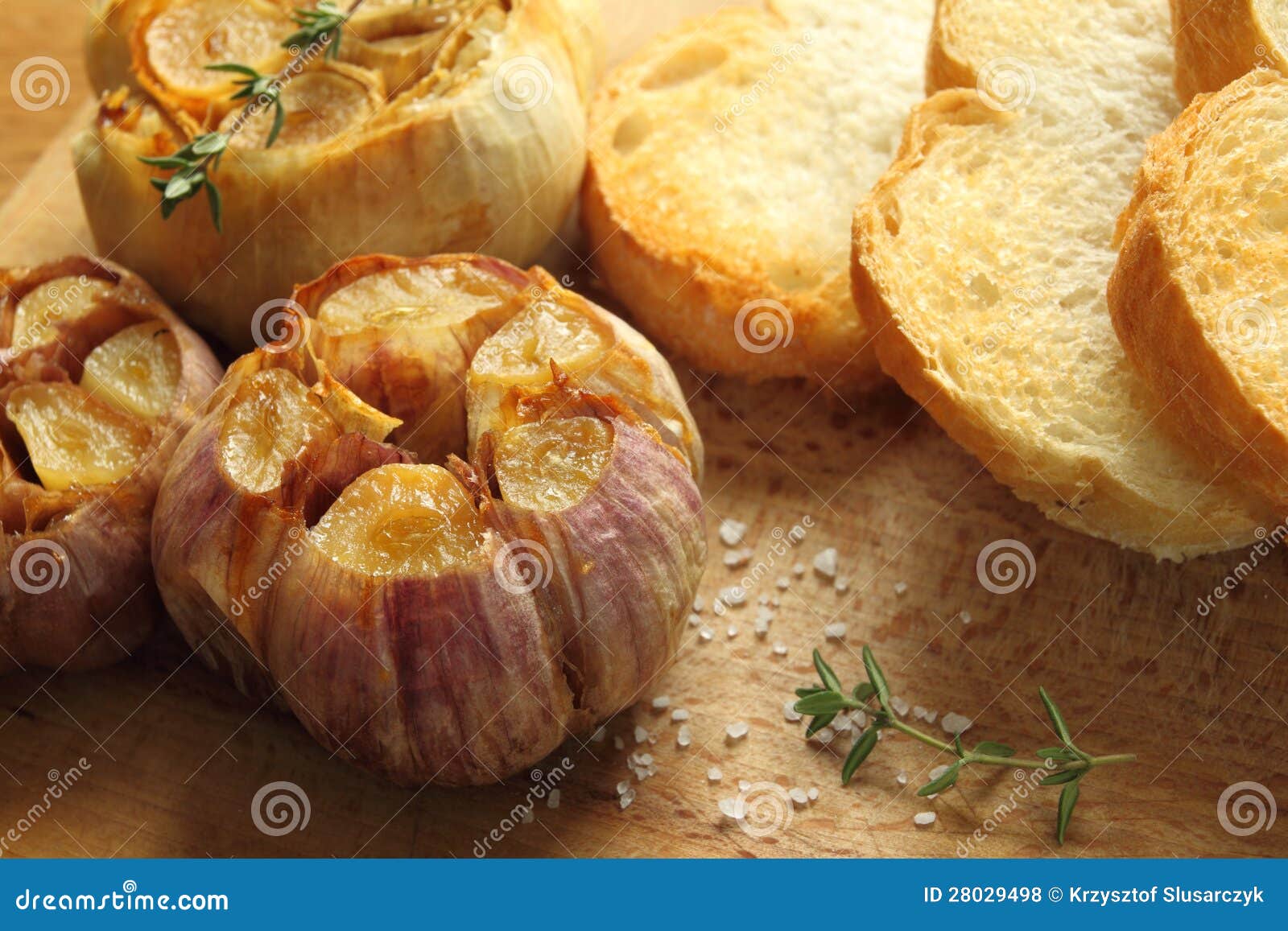 Roasted garlic. stock photo. Image of flavor, healthy 28029498